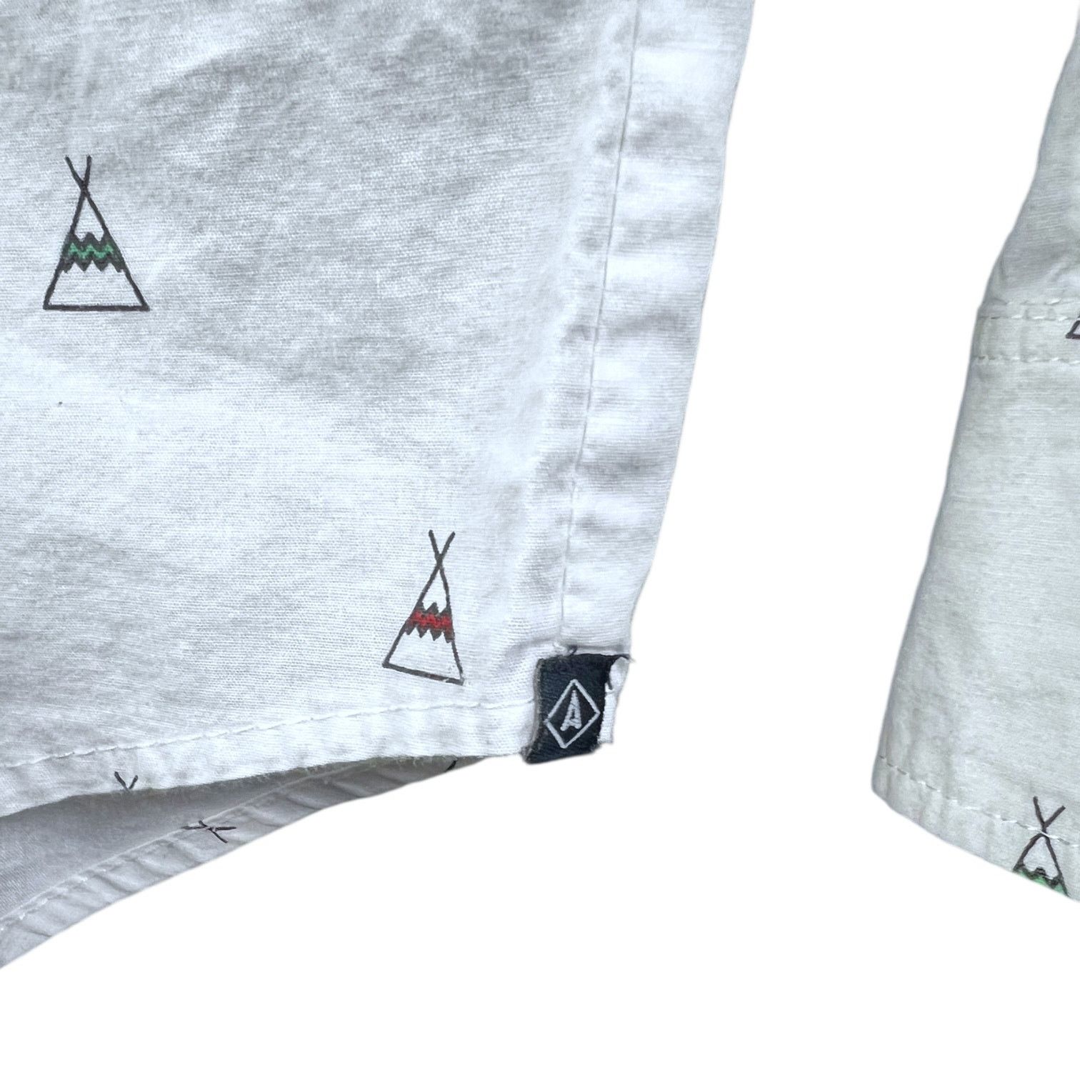 Altru Men's Altru Apparel Tipi Teepee White Button-Up Shirt - S Size US S / EU 44-46 / 1 - 5 Thumbnail