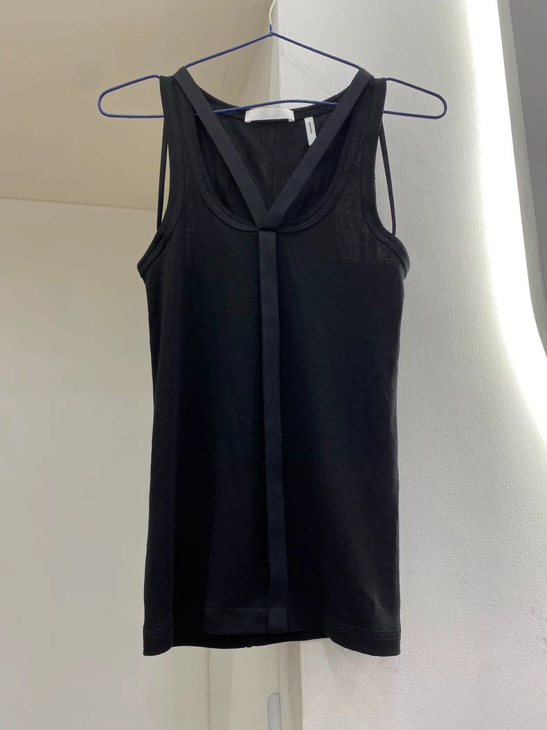 Helmut Lang AW97 Union Jack rubber tank top | Grailed