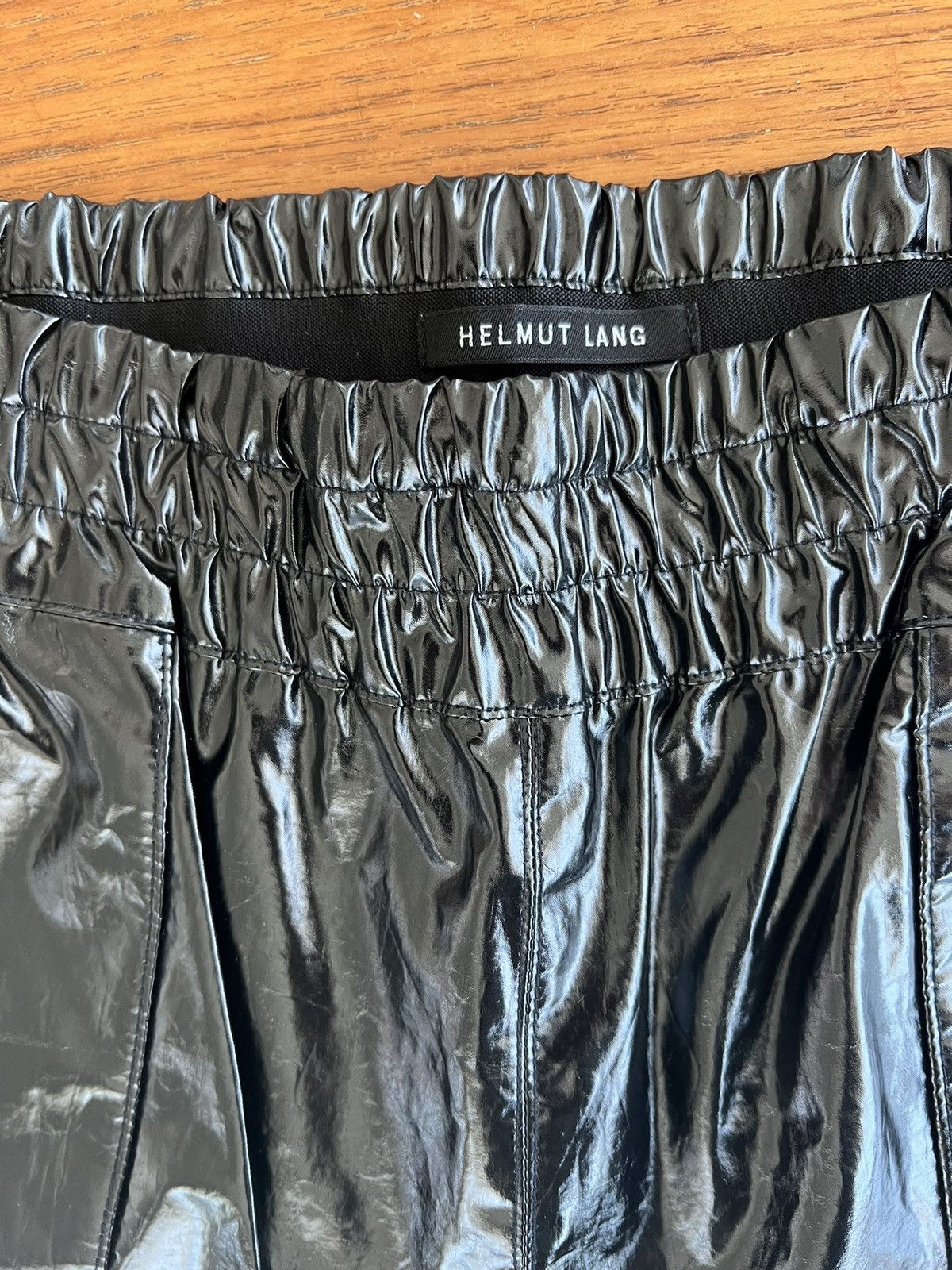 Helmut Lang Helmut Lang plastic/vinyl shorts Size US 36 / EU 52 - 2 Thumbnail