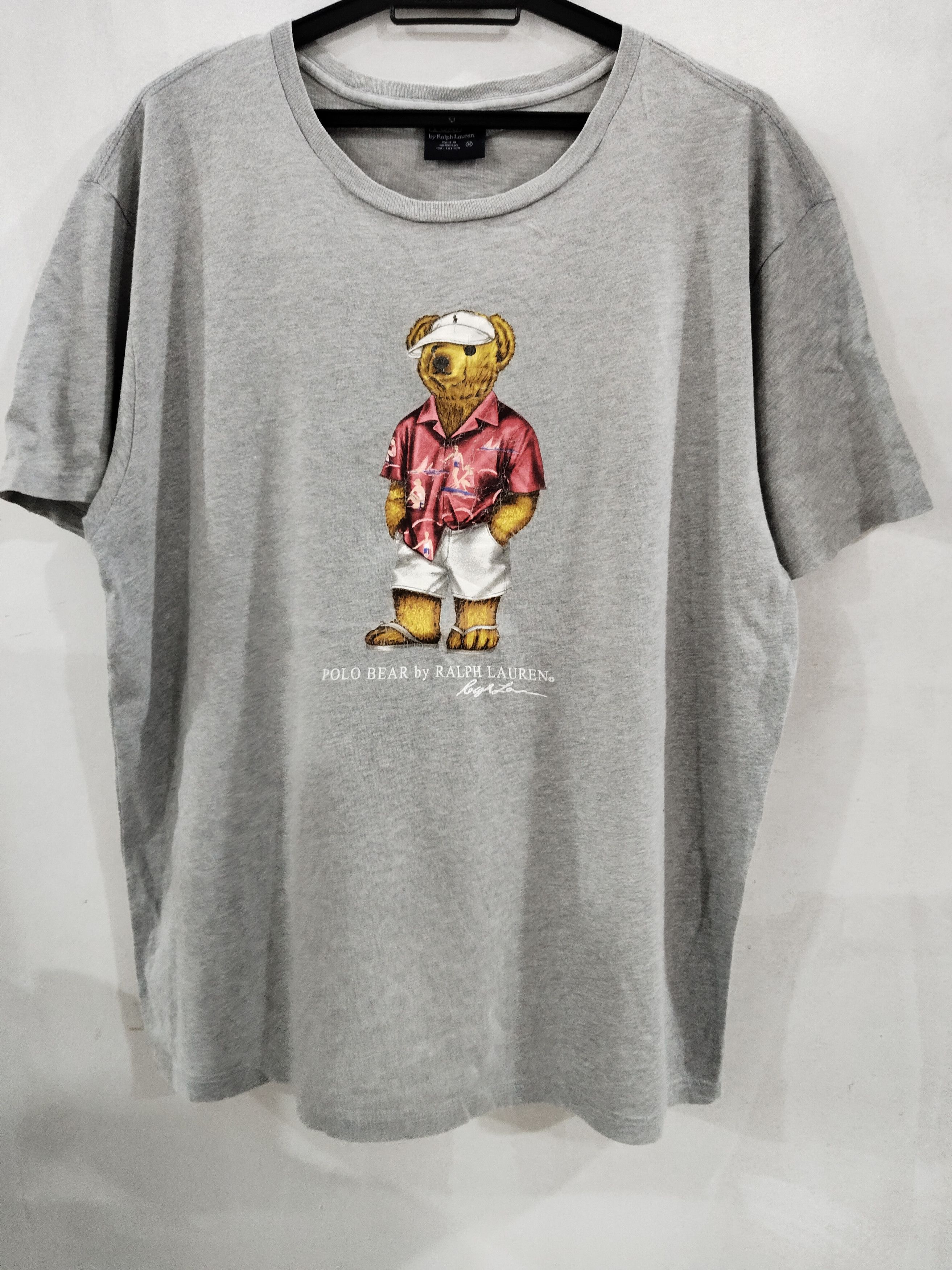 Polo Ralph Lauren × Vintage Vintage Polo Bear Ralph Lauren Big Logo Tshirt Size US L / EU 52-54 / 3 - 1 Thumbnail