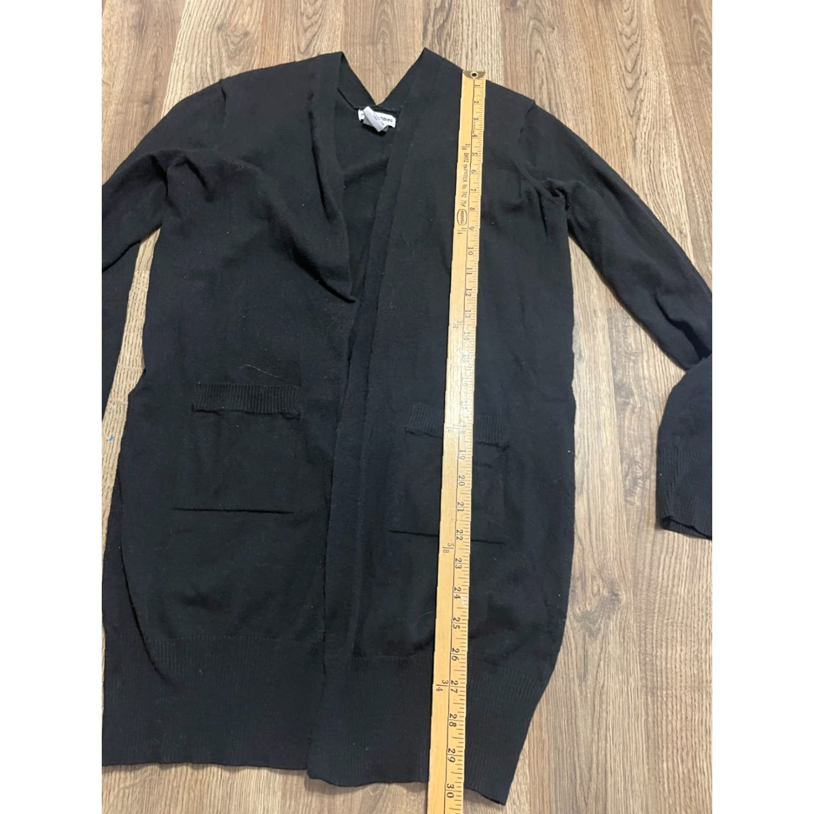 Vintage Sweet Romeo Sweater Cardigan Women’s Small Black Open Pockets Knit Cozy Casual Fall Spring Summer Cardigan Women’s Size S / US 4 / IT 40 - 6 Thumbnail