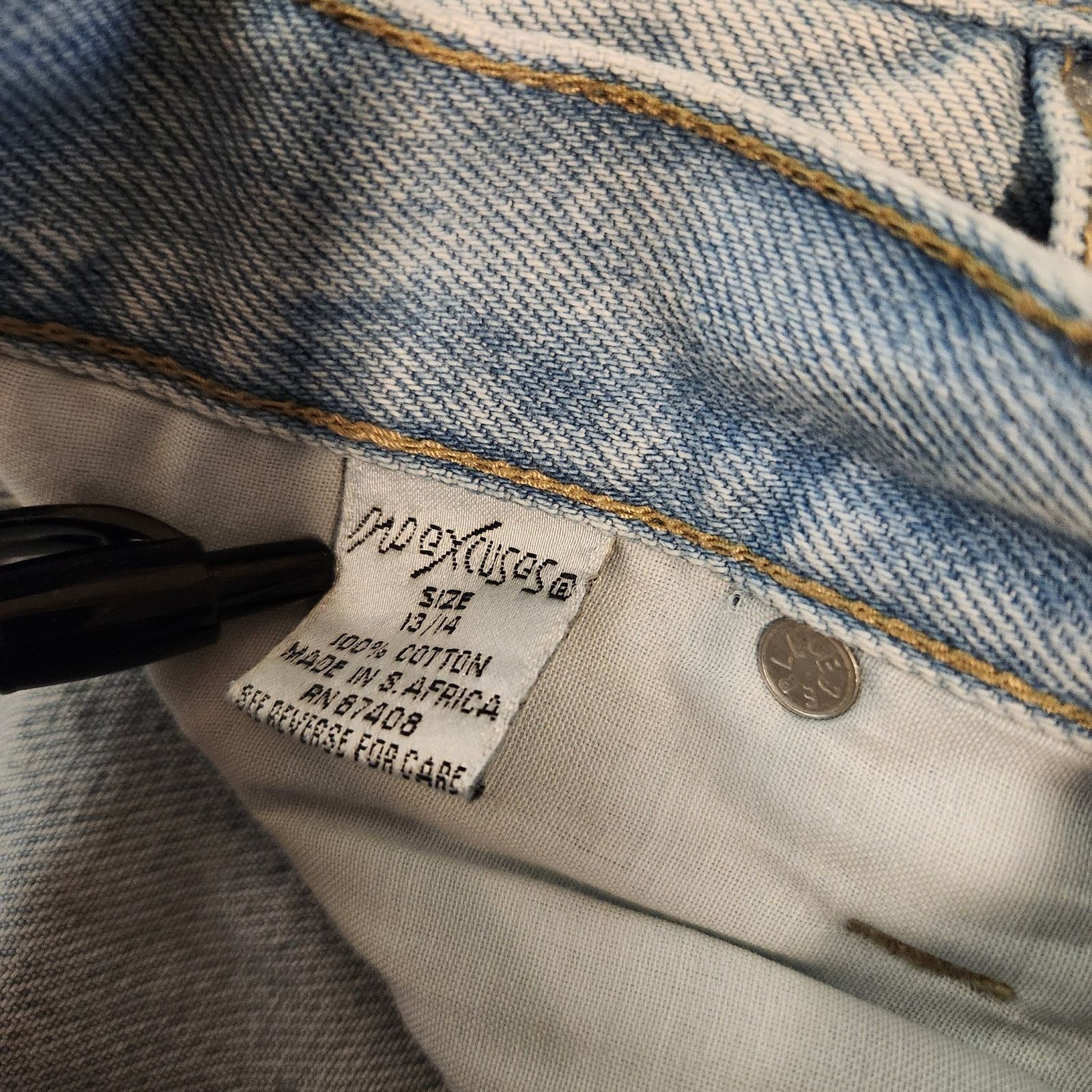 Vintage Vintage No Excuses Light Wash High Waisted Tapered Jeans 8 Size 30" / US 8 / IT 44 - 7 Thumbnail