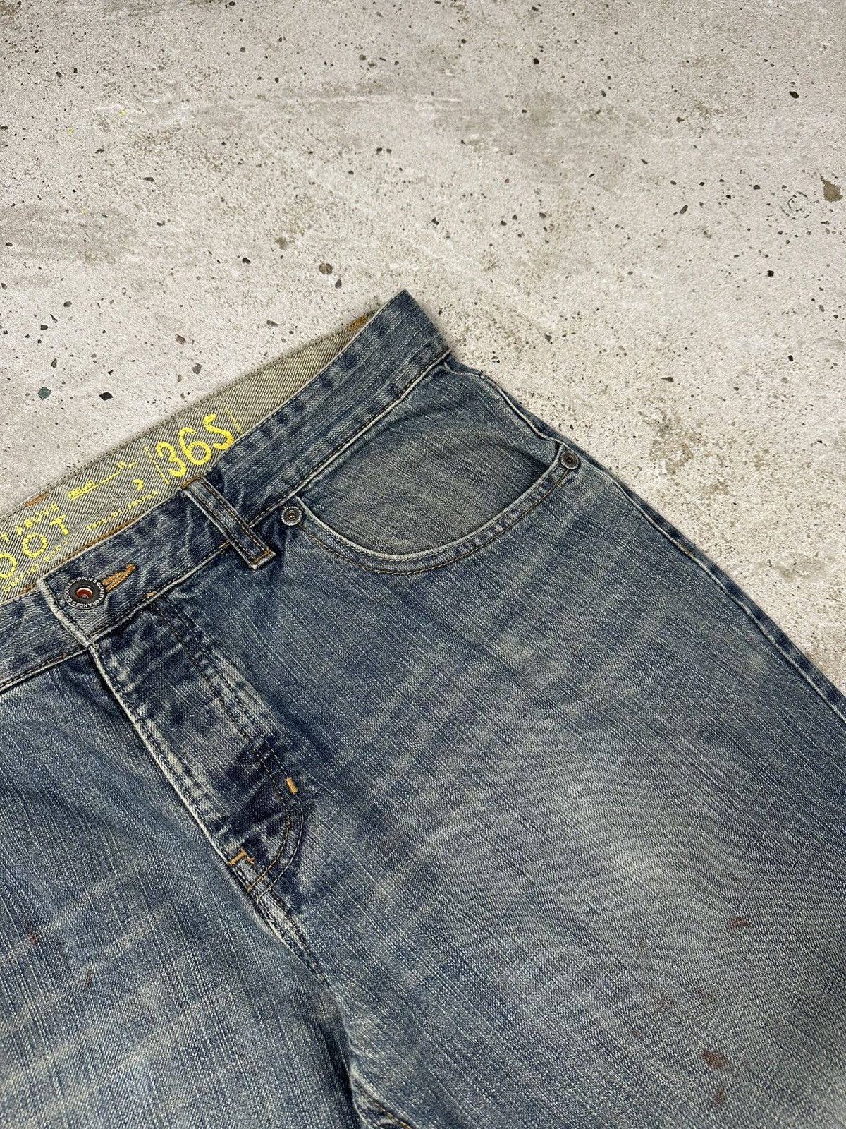 If Six Was Nine Vintage Y2K Baggy Flare Boot Cut Distressed Jeans Japanese Size US 38 / EU 54 - 10 Thumbnail