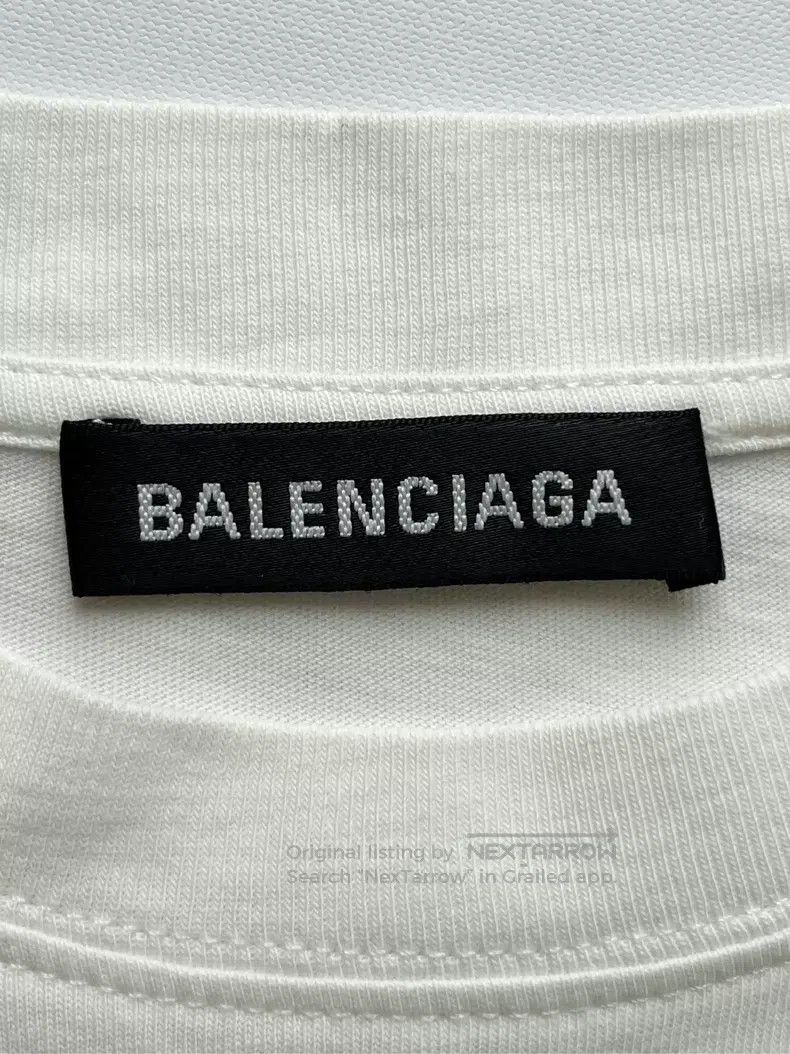 Balenciaga Balenciaga Logo Printed Short Sleeve T-Shirt Size US M / EU 48-50 / 2 - 4 Thumbnail