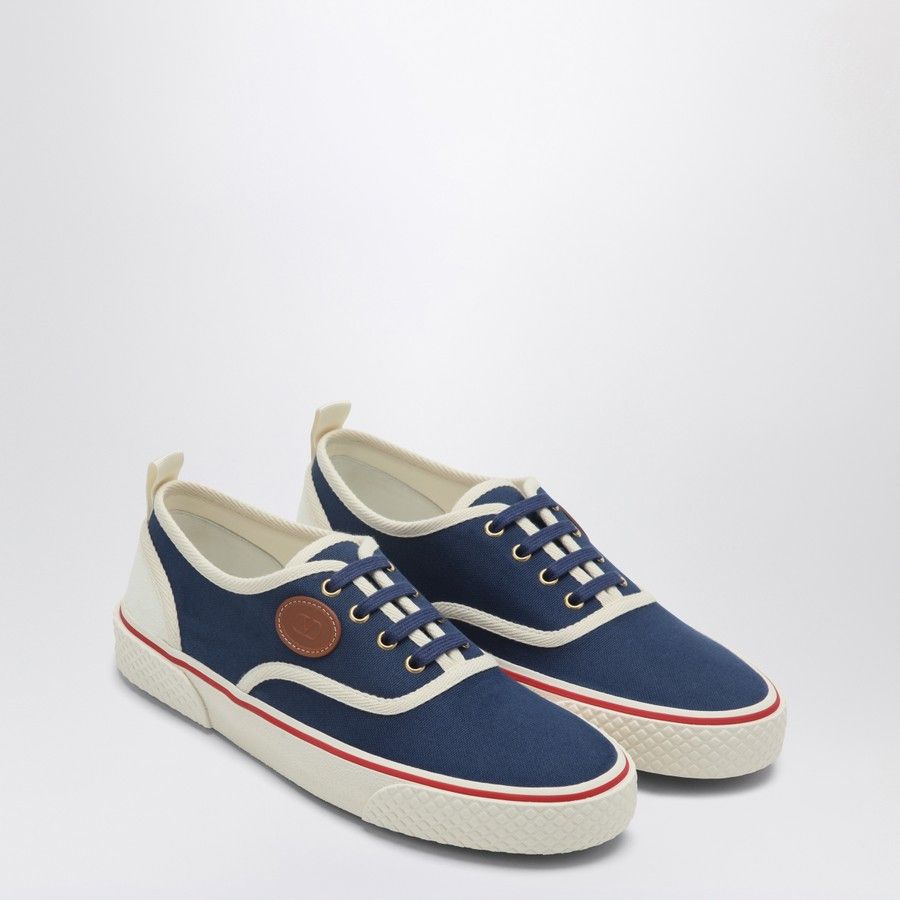 Valentino o1d2blof1025 Low-Top Sneakers in Blue/White Size US 10 / EU 43 - 2 Thumbnail