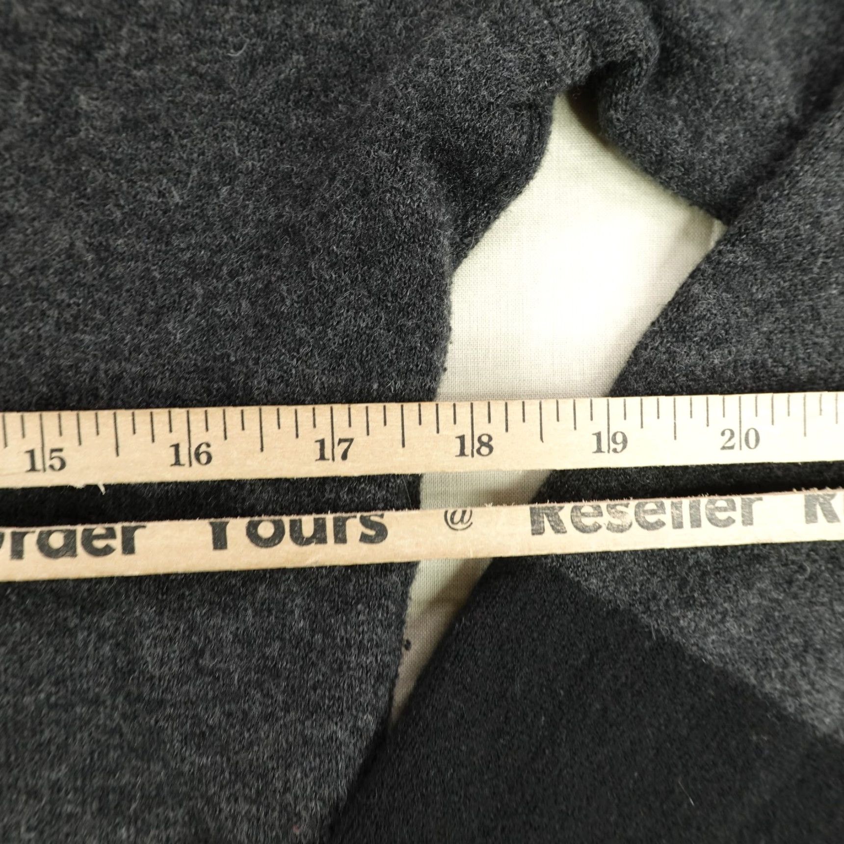 Royal Robbins VINTAGE Royal Robbins Sweater Shirt Womens Medium Gray Turtleneck Merino Wool Slim Fit 90s-Outdoor Ladies Size M / US 6-8 / IT 42-44 - 7 Thumbnail