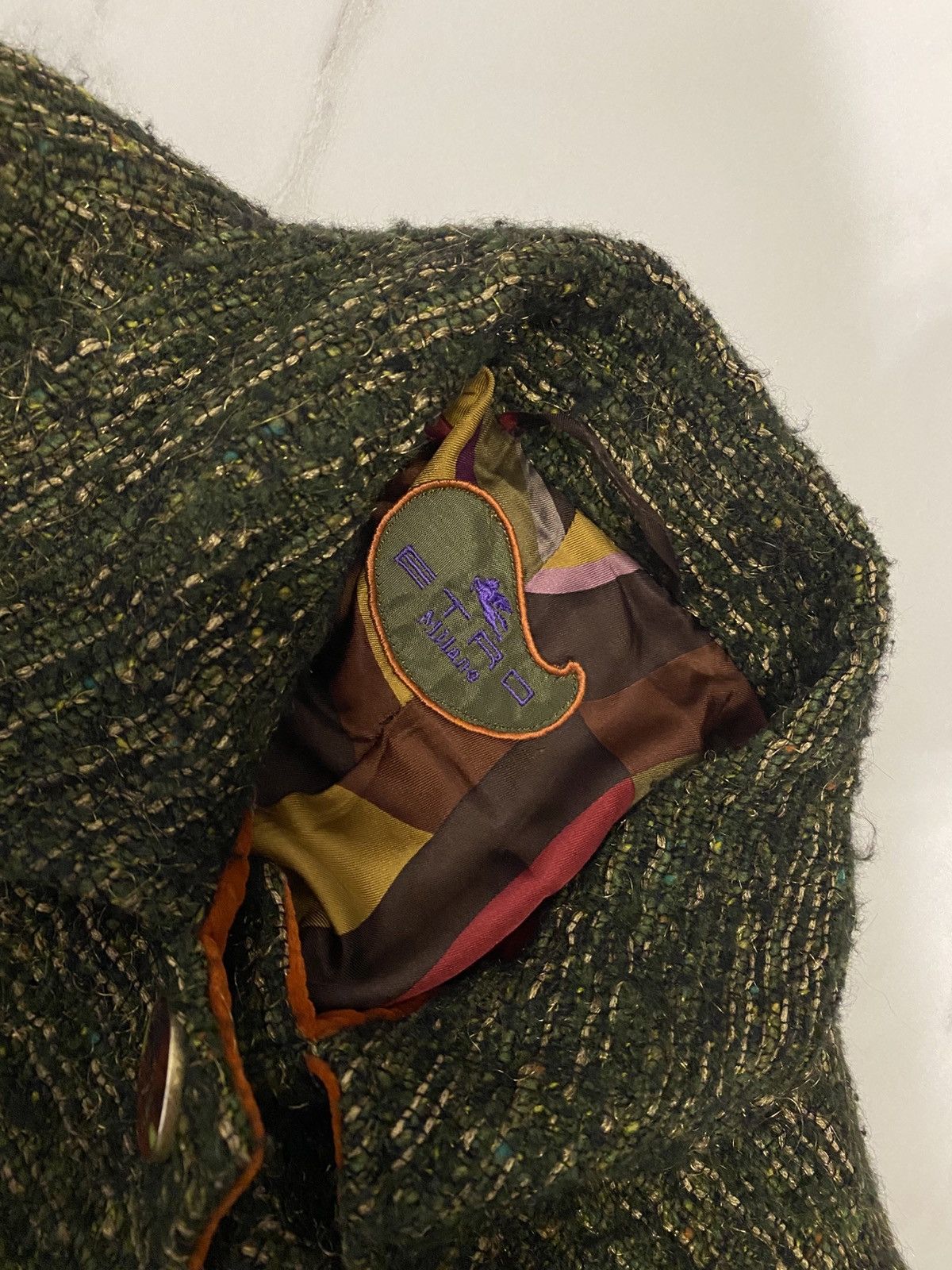 Etro × Prada × Z Zegna Etro Coat Etro Milano wool Vintage made in Italy 42 Size L / US 10 / IT 46 - 11 Thumbnail
