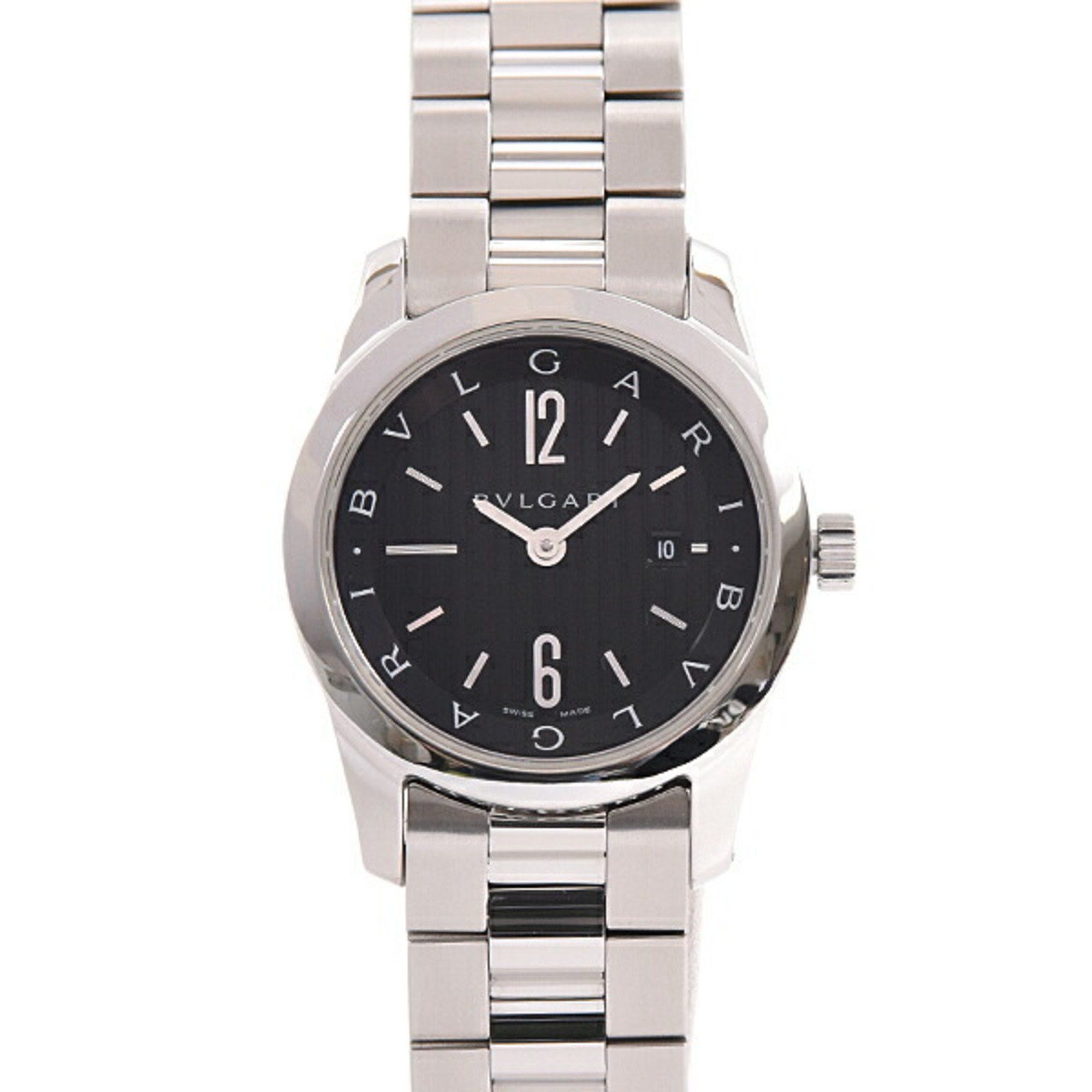 BVLGARI Women's Watch Solotempo Battery Operated Stainless Steel ST30S