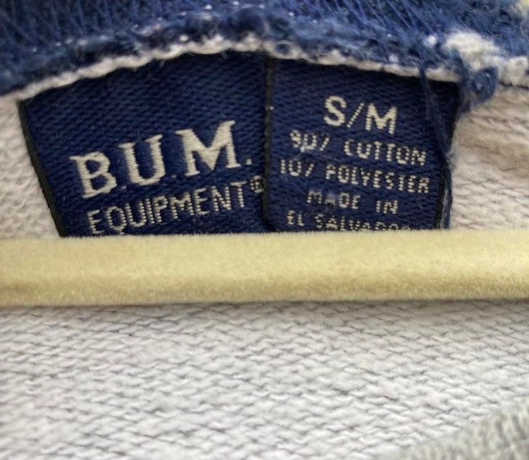 B.U.M Equipment Vintage Bum Equipment Sweatshirt Grey Blue Pullover Size S/M Size US M / EU 48-50 / 2 - 7 Thumbnail