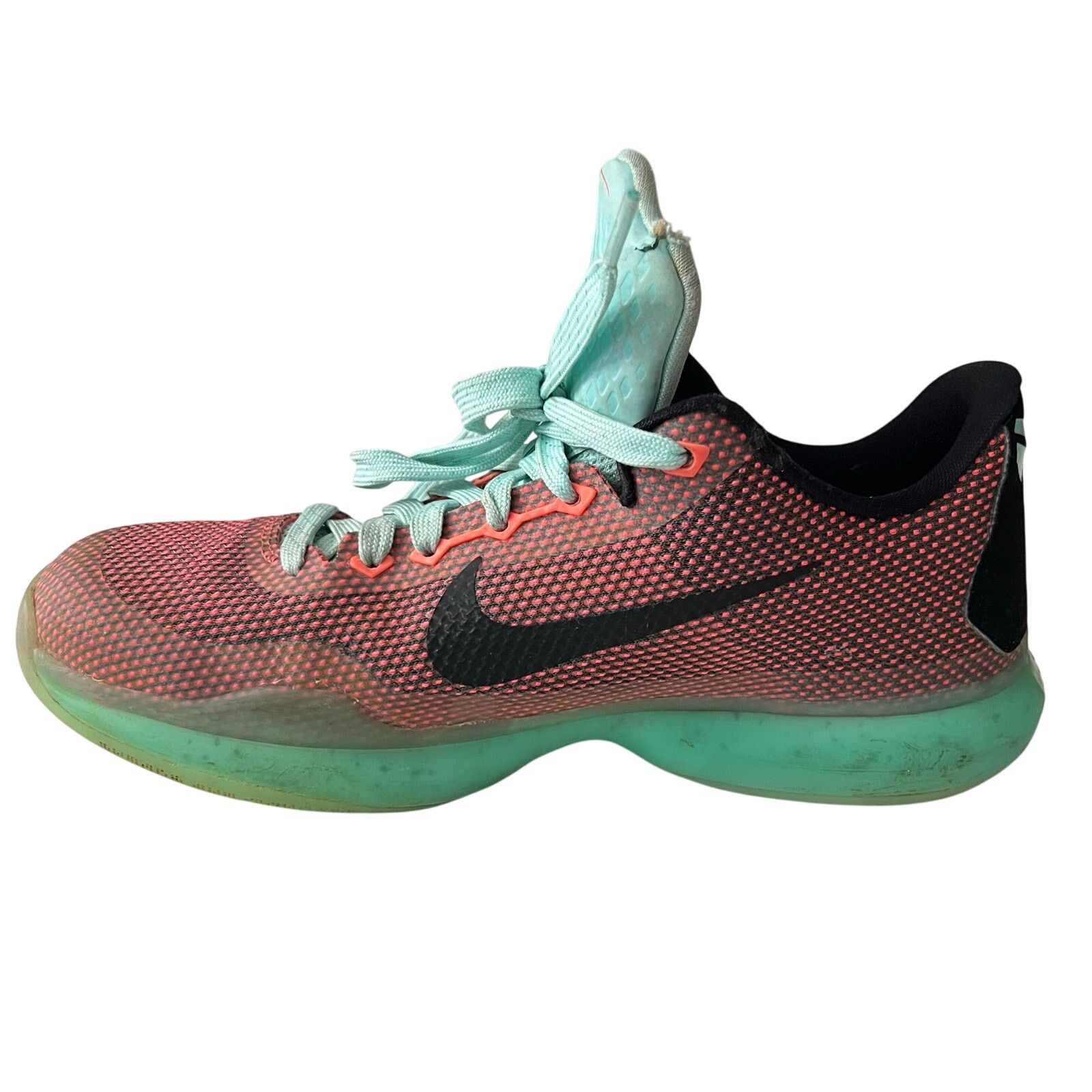 Nike Nike Kobe X Easter Basketball 5.5Y 726067-808 Lava Sneakers Size US 5.5 / EU 38 - 4 Thumbnail