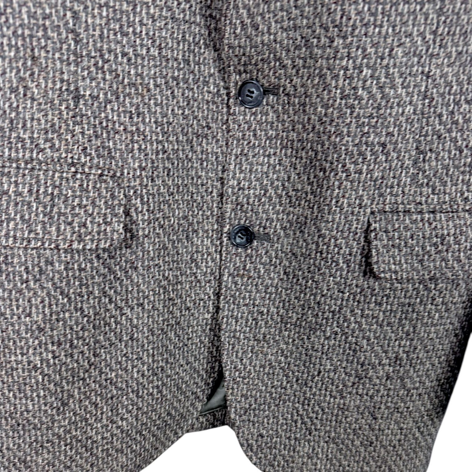 Cerruti 1881 Vintage Nino Cerruti Rue Royale Gray Tweed Blazer USA 42R Size 42R - 18 Thumbnail