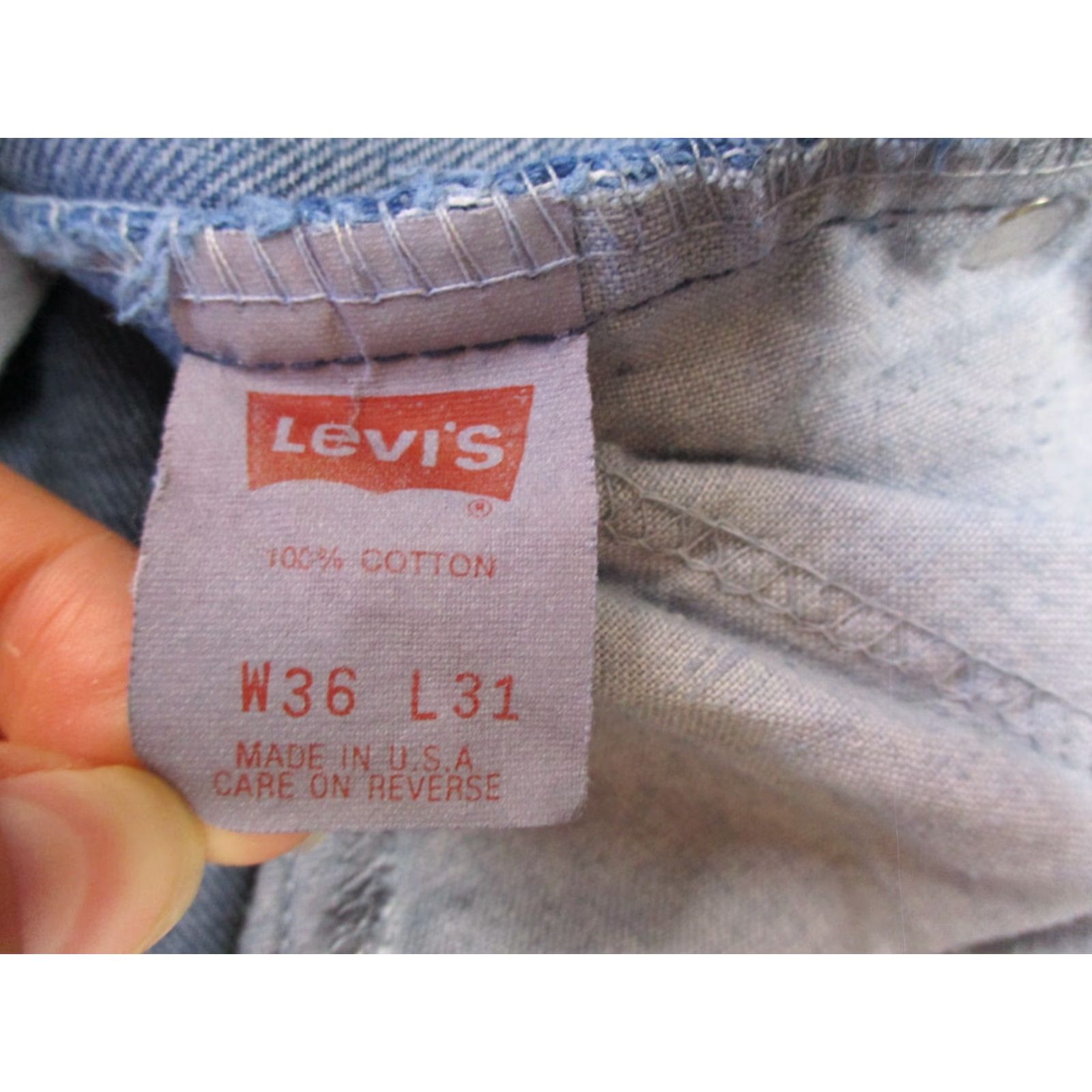 VINTAGE Levi's 517 Boot Cut Jeans Mens 32 Inseam 29 Orange Tab USA 90s Rockabilly Western Cowboy Denim Blue Cotton 5-Pocket Mens Jeans