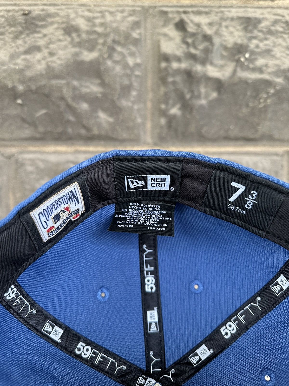 Hat Club 7 3/8 LOS ANGELES DODGERS OLD WEATHERED NEW ERA FITTED CAP Size ONE SIZE - 10 Thumbnail