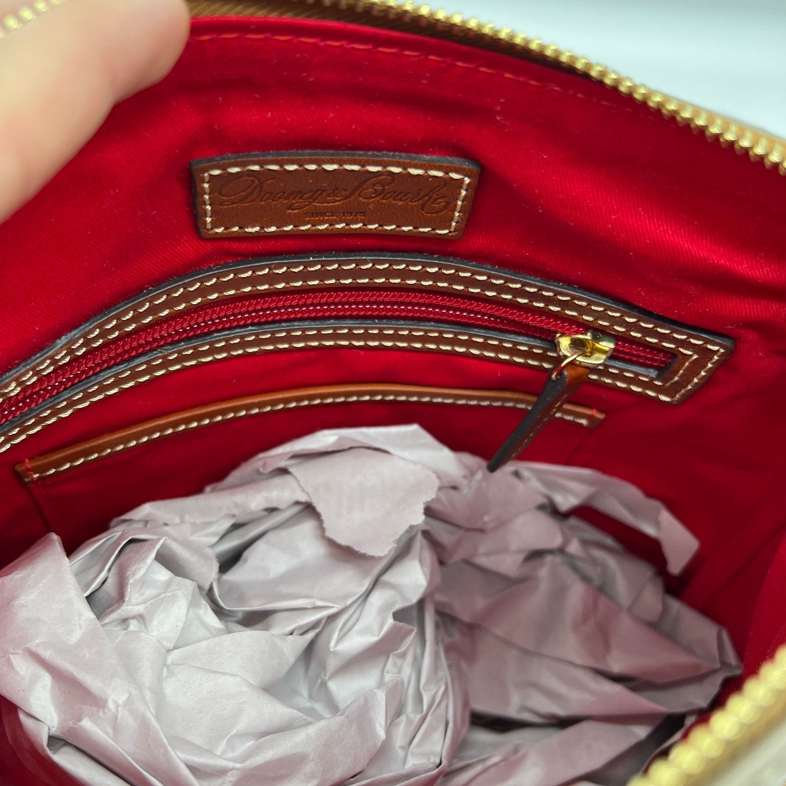 Dooney & Bourke Dooney & Bourke Pebble Leather Purse Smoke Color Size ONE SIZE - 13 Thumbnail
