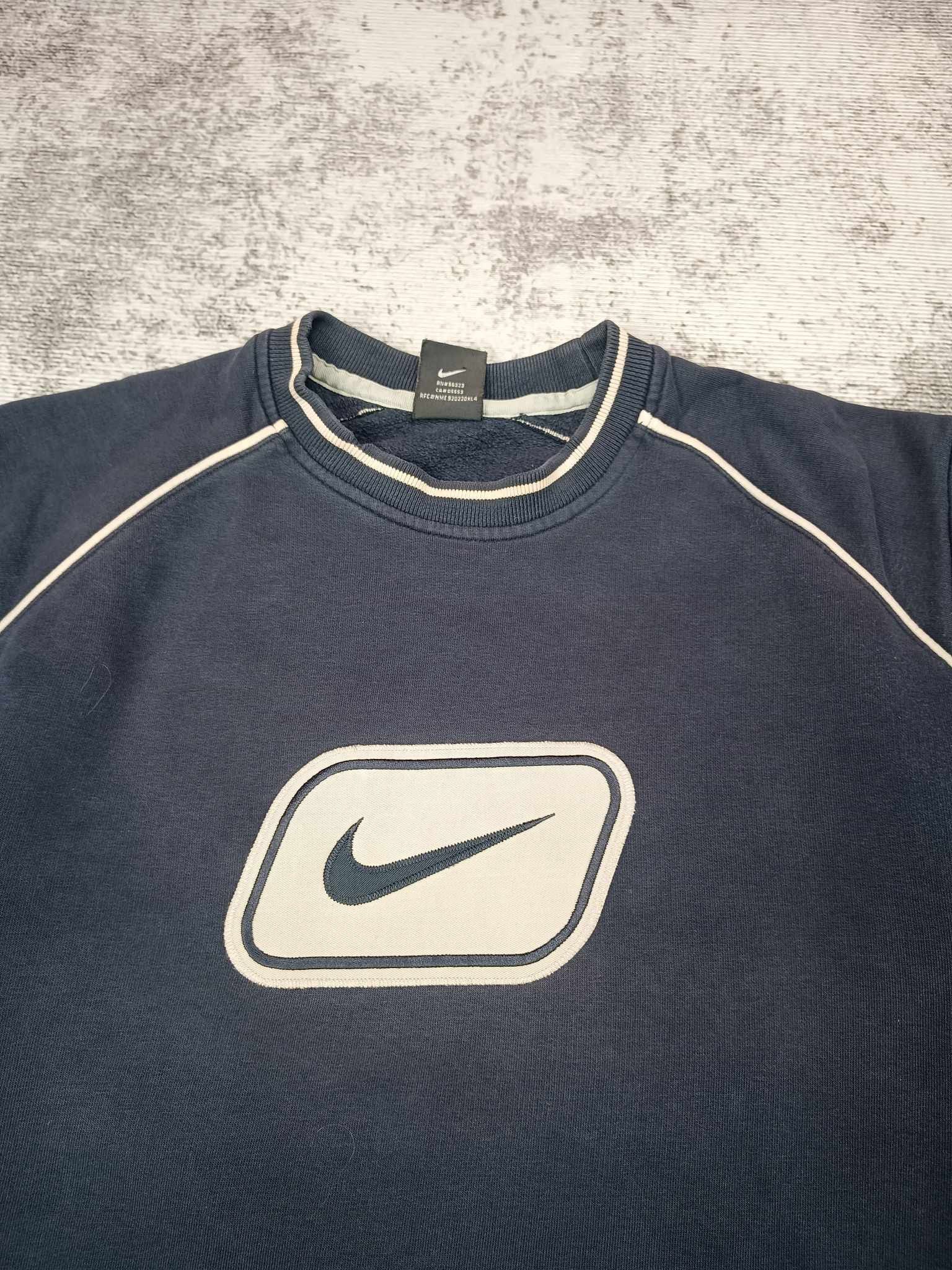 Nike × Vintage Vintage Nike sweatshirt 00s Solo Swoosh Embroidered Size M Size US M / EU 48-50 / 2 - 3 Thumbnail