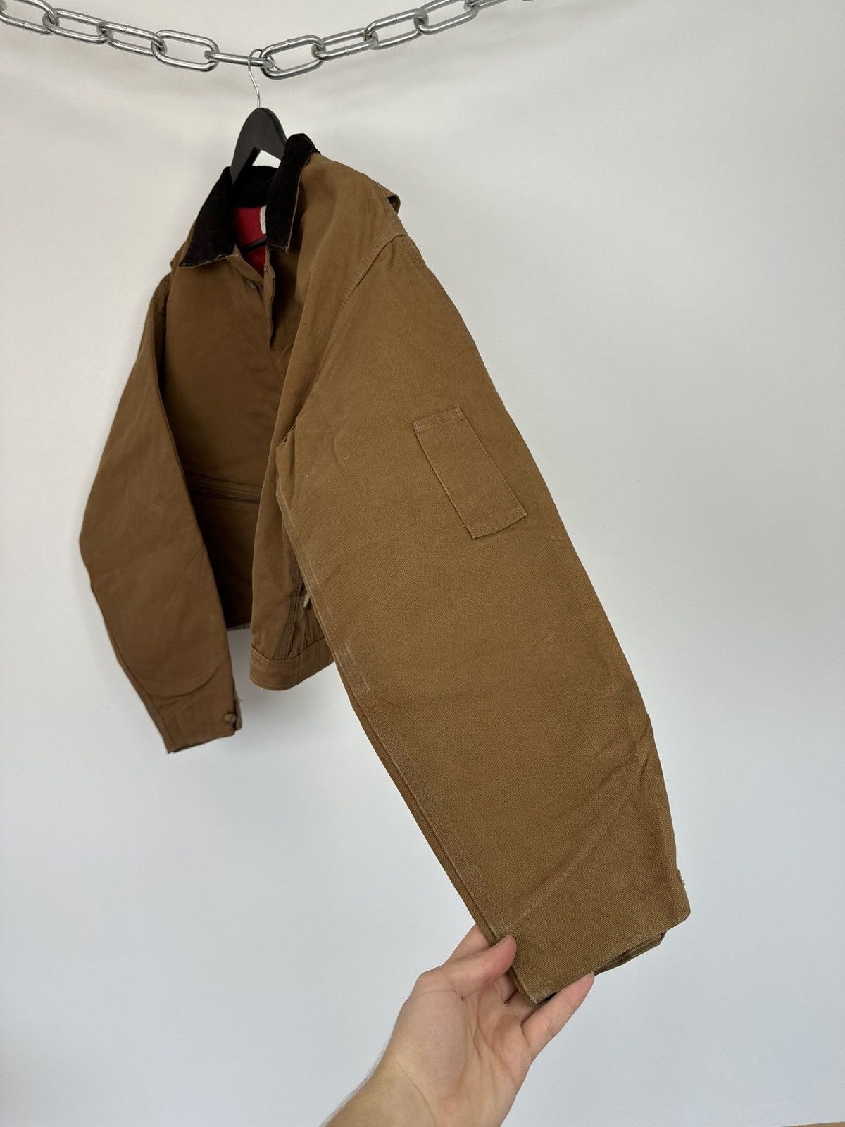 Carhartt Vintage 70s Carhartt USA Cropped Boxy Baggy Detroit Jacket Size US M / EU 48-50 / 2 - 9 Thumbnail