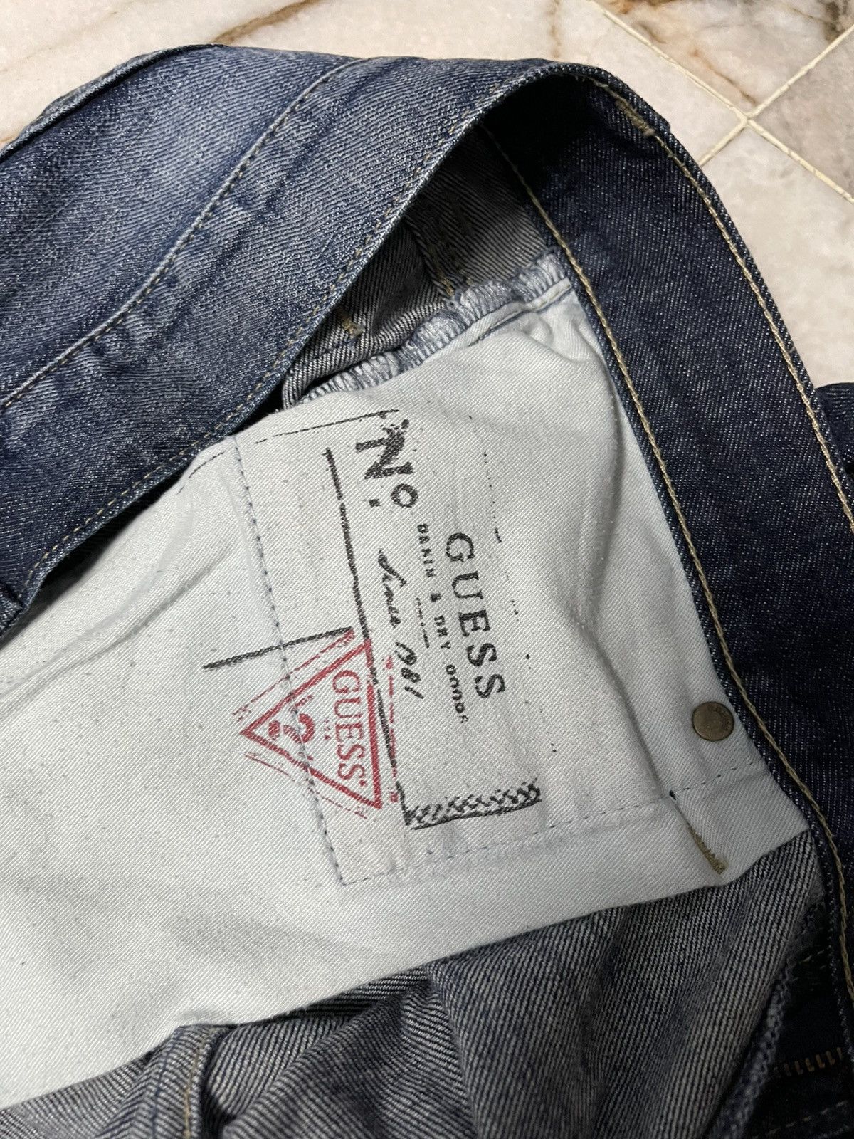 Guess × Japanese Brand Guess Denim Jeans Blue Size US 34 / EU 50 - 11 Thumbnail