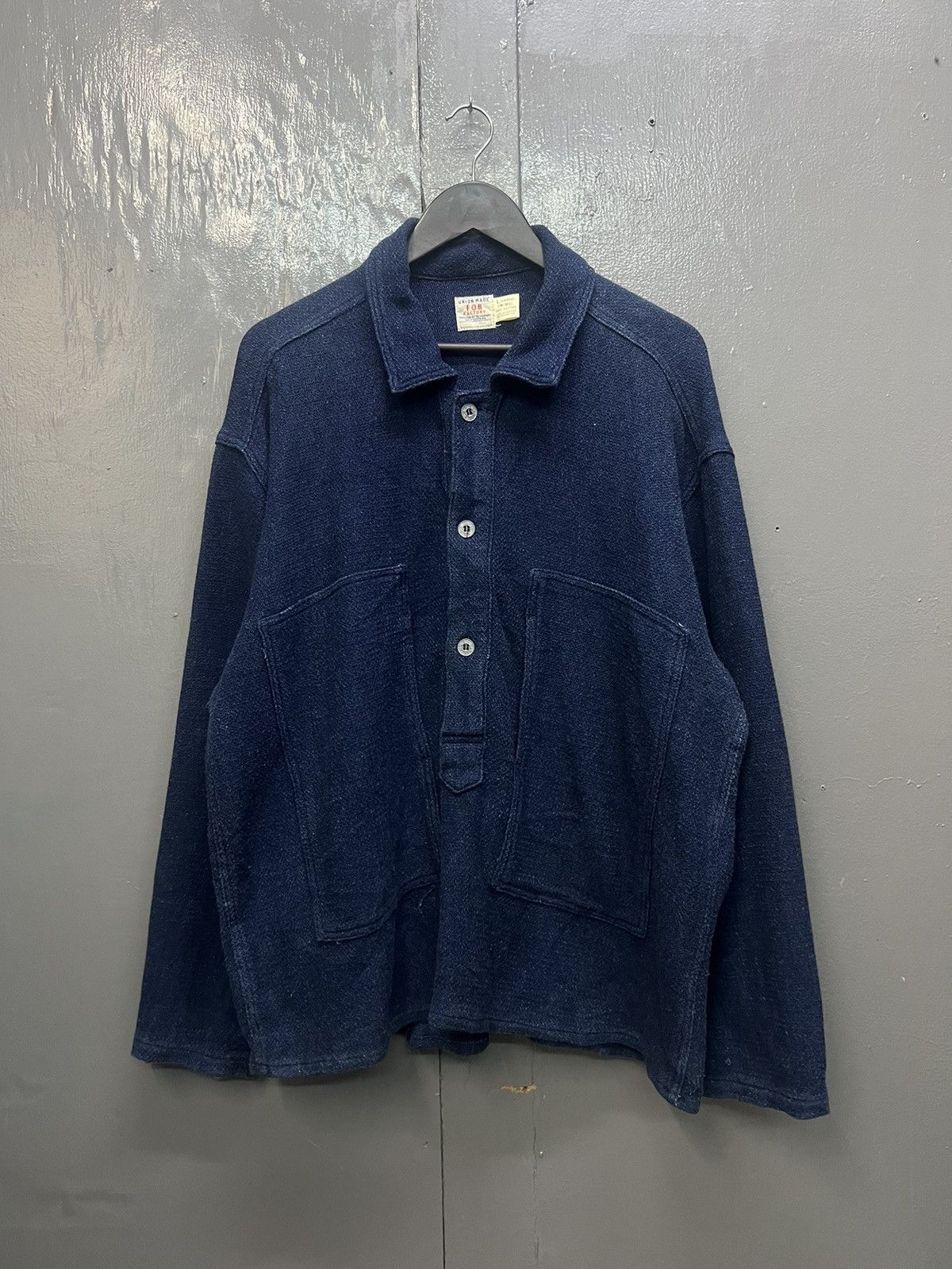 FOB Factory Vintage Union Made F.O.B Factory USA Army Shirt Size US L / EU 52-54 / 3 - 1 Thumbnail