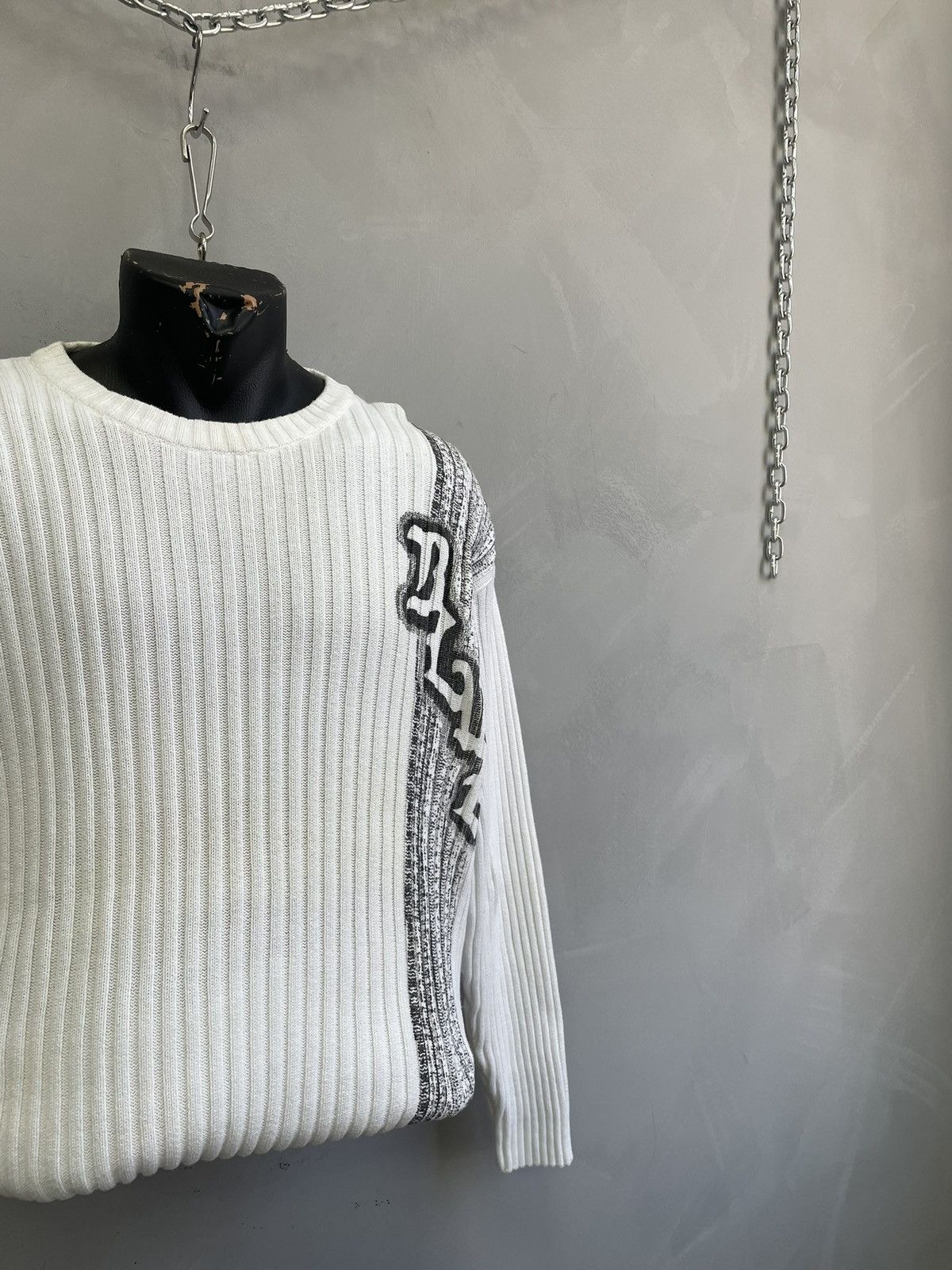 Other John F. Gee oversized knit sweater gothic y2k kapital style Size US L / EU 52-54 / 3 - 2 Thumbnail
