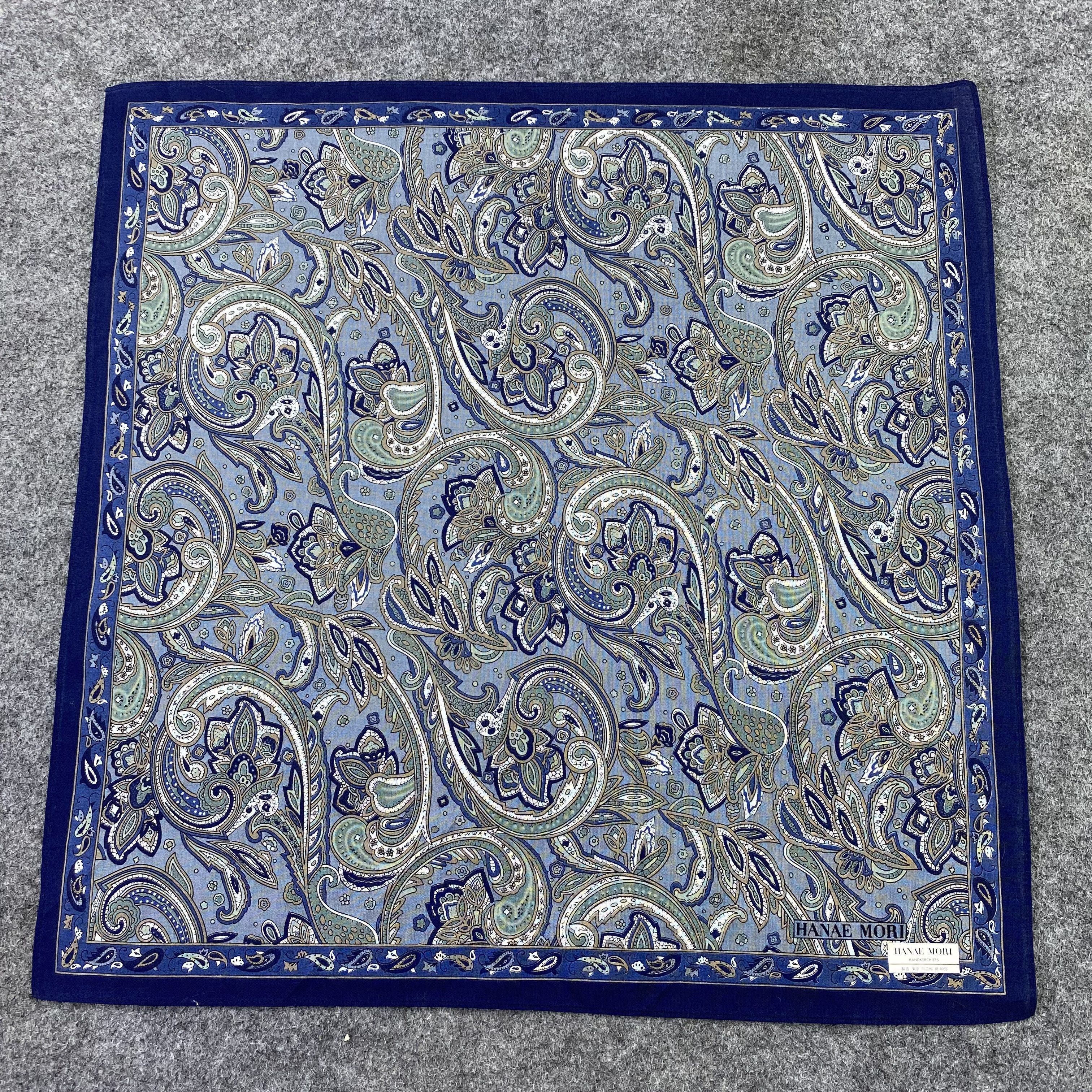 Hanae Mori Hanae Mori paislee Handkerchief / Bandana / Neckerchief-B669 Size ONE SIZE - 3 Thumbnail