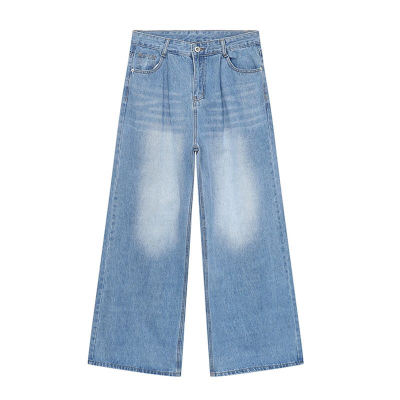 Vintage Vintage Wide Leg Baggy Jeans Y2K 90s Styles Size US 33 - 1 Thumbnail