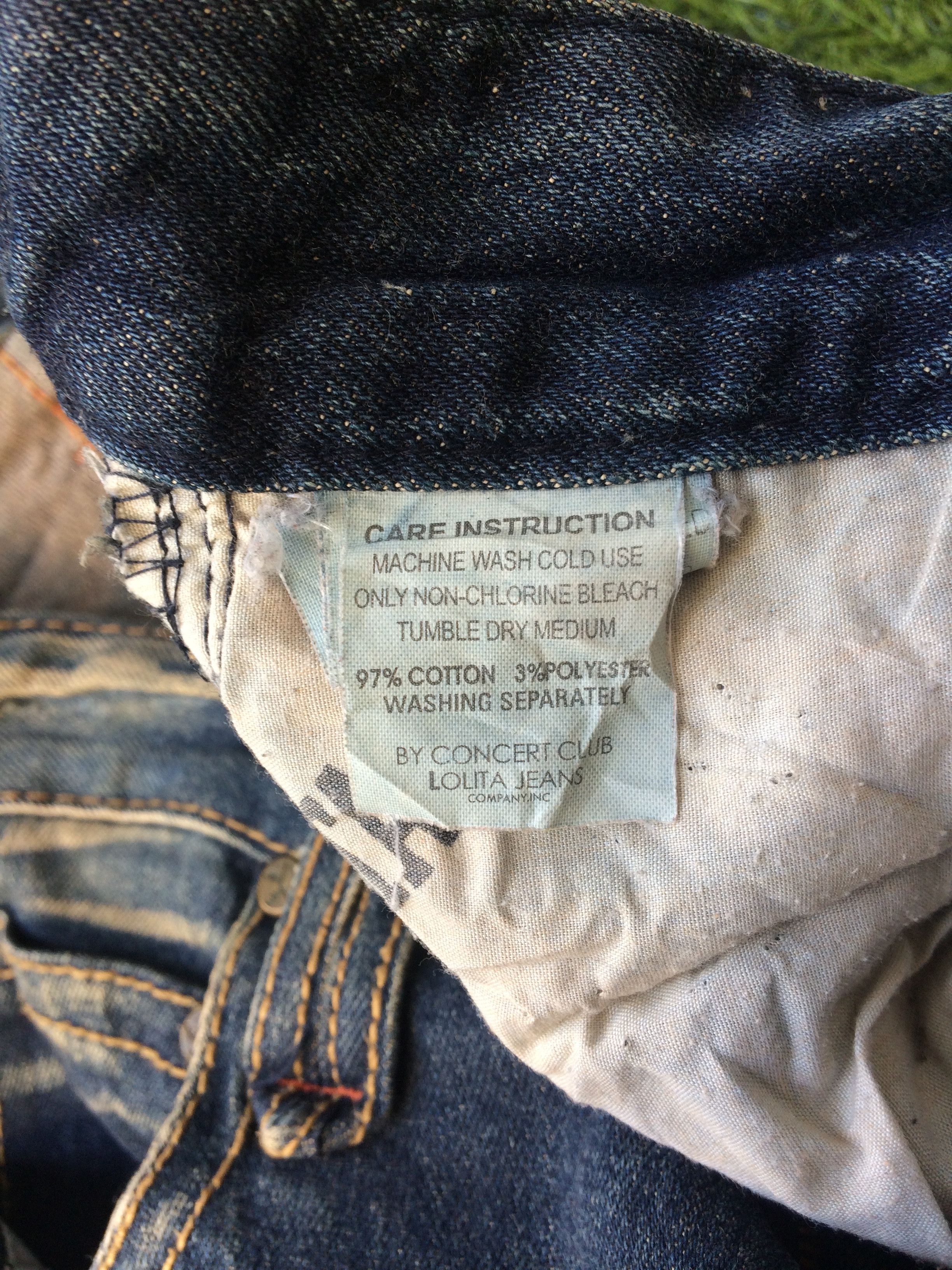 Japanese Brand Low Waist Lolita Japanese Jeans #D-590 Size 28" / US 6 / IT 42 - 13 Thumbnail