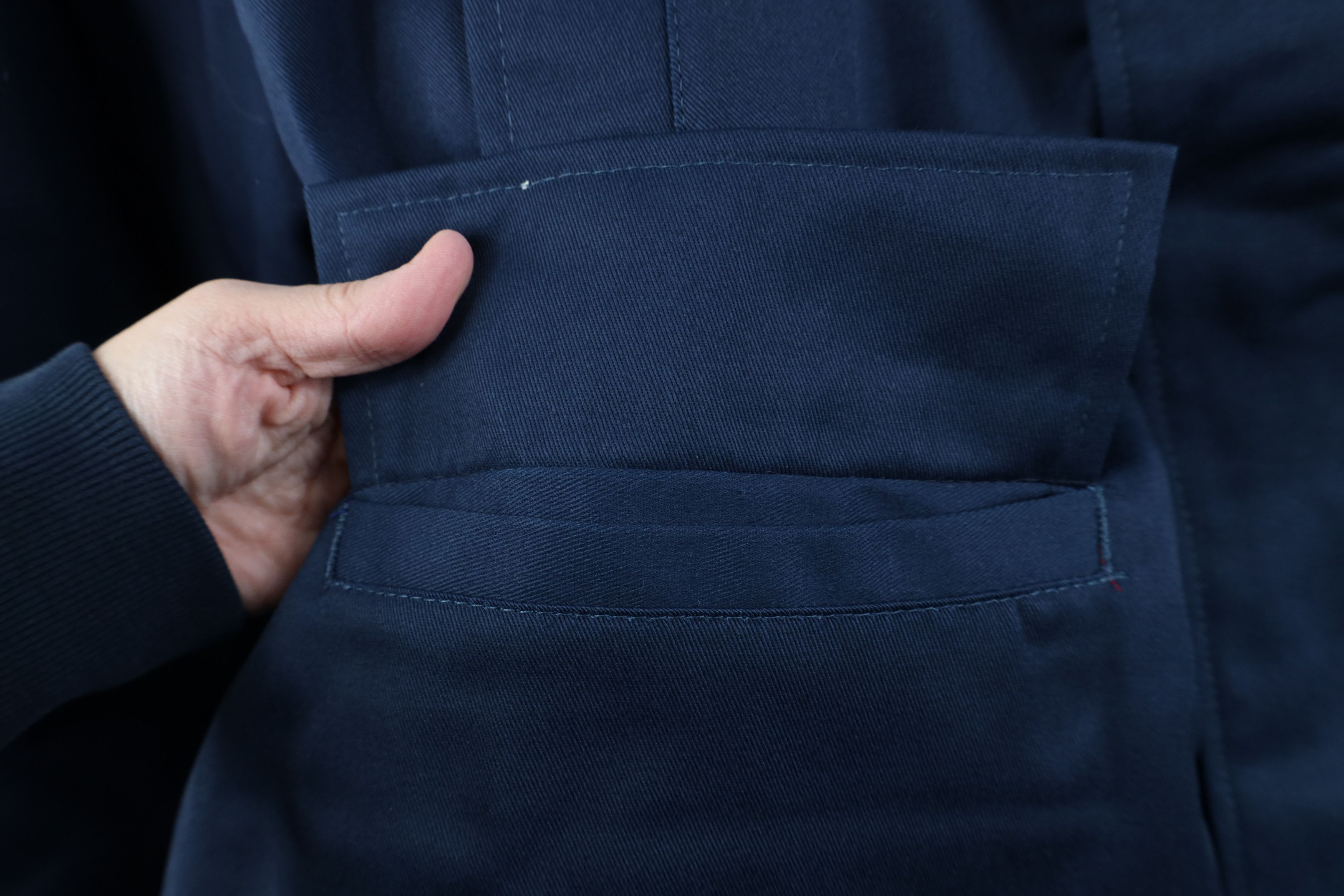 Vintage Deadstock Vintage 90s Military B34 Jacket Workwear Blue Size US XL / EU 56 / 4 - 9 Thumbnail