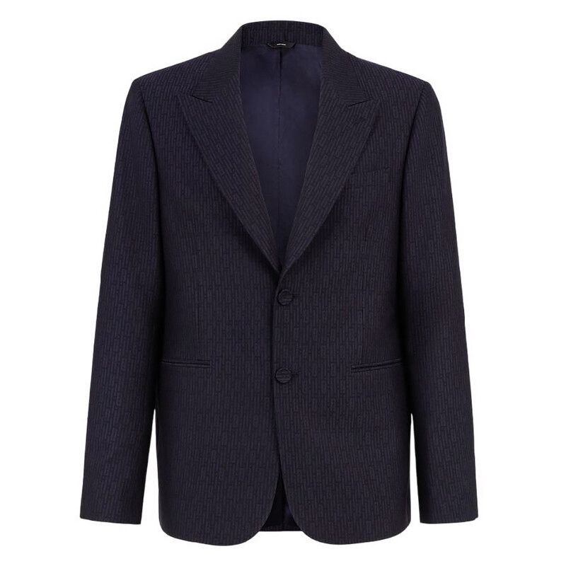 Fendi o1B3y1r0526 Jacket in Midnight Blue Size US S / EU 44-46 / 1 - 1 Thumbnail