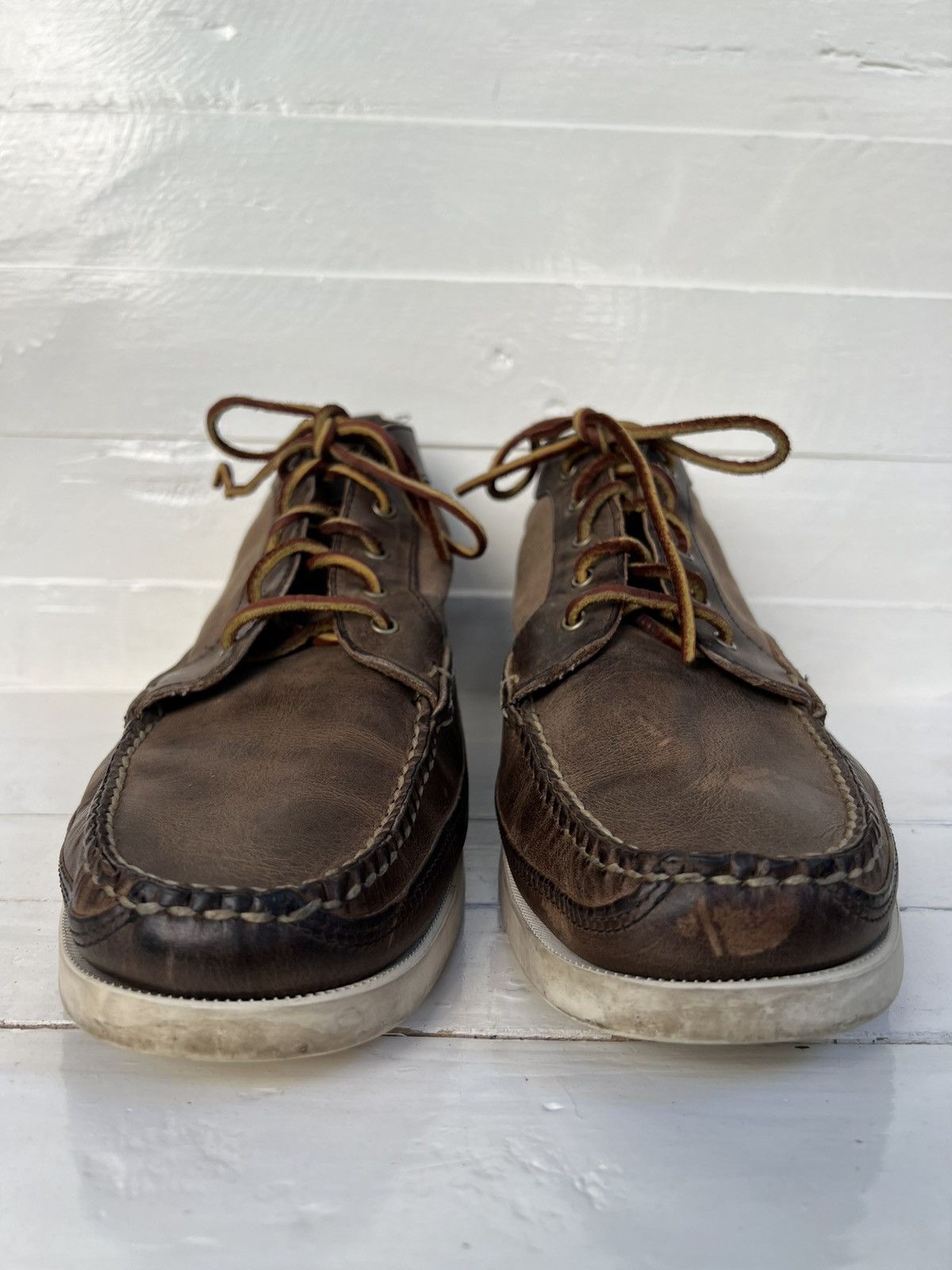 Red Wing Red Wing boots Wabasha 9191 Leather Waxed canvas Made in USA Size US 11.5 / EU 44-45 - 5 Thumbnail