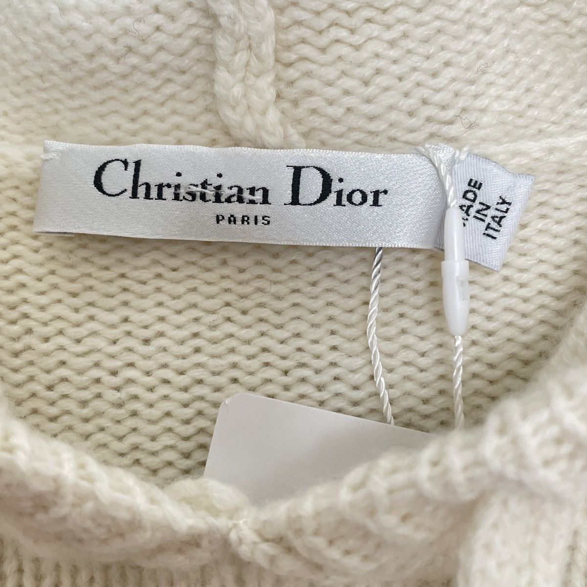 Dior Dior Hooded Three-quarter Sleeve Cashmere Knit Sweater K26WX Size XS / US 0-2 / IT 36-38 - 6 Thumbnail