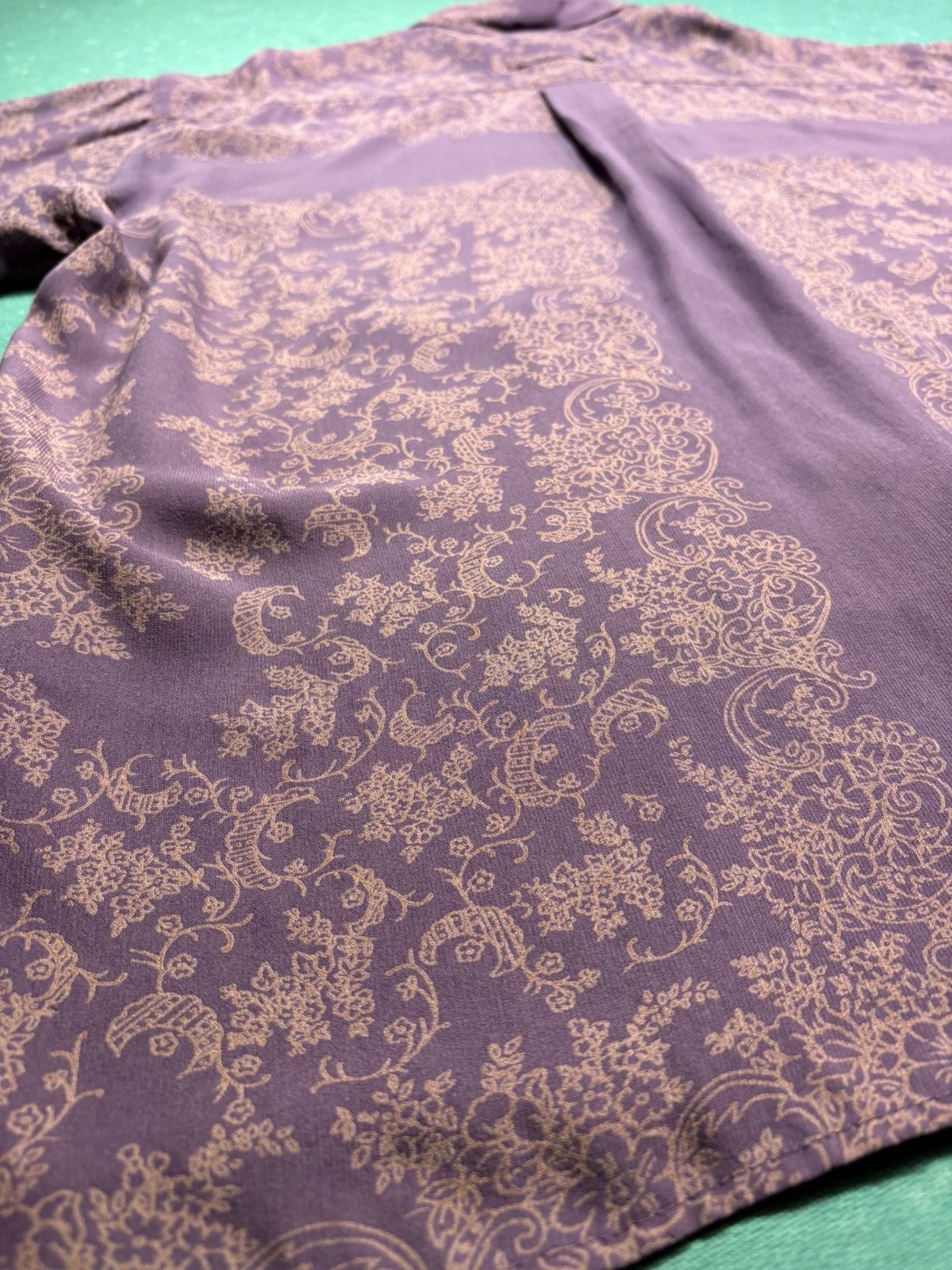 Jean Paul Gaultier Vintage Jean Paul Gaultier pour Gibo Baroque Paisley Blouse Size S / US 4 / IT 40 - 7 Thumbnail