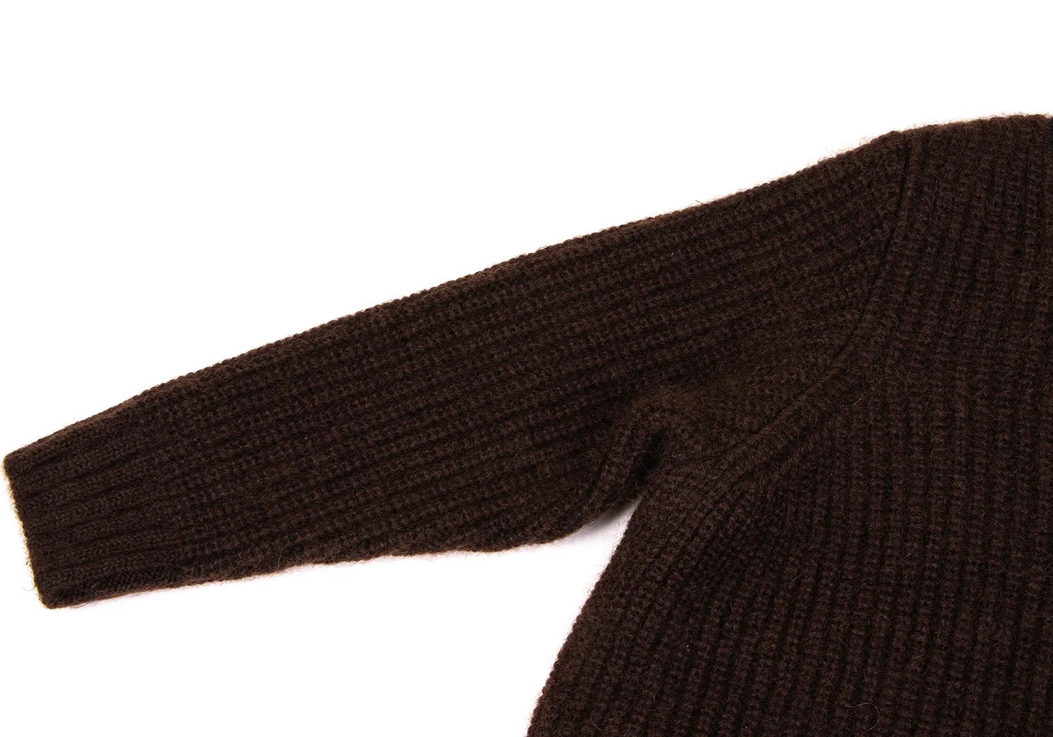 Kolor Crazy Pattern Chunky Knit in Dark Brown Size US M / EU 48-50 / 2 - 6 Thumbnail