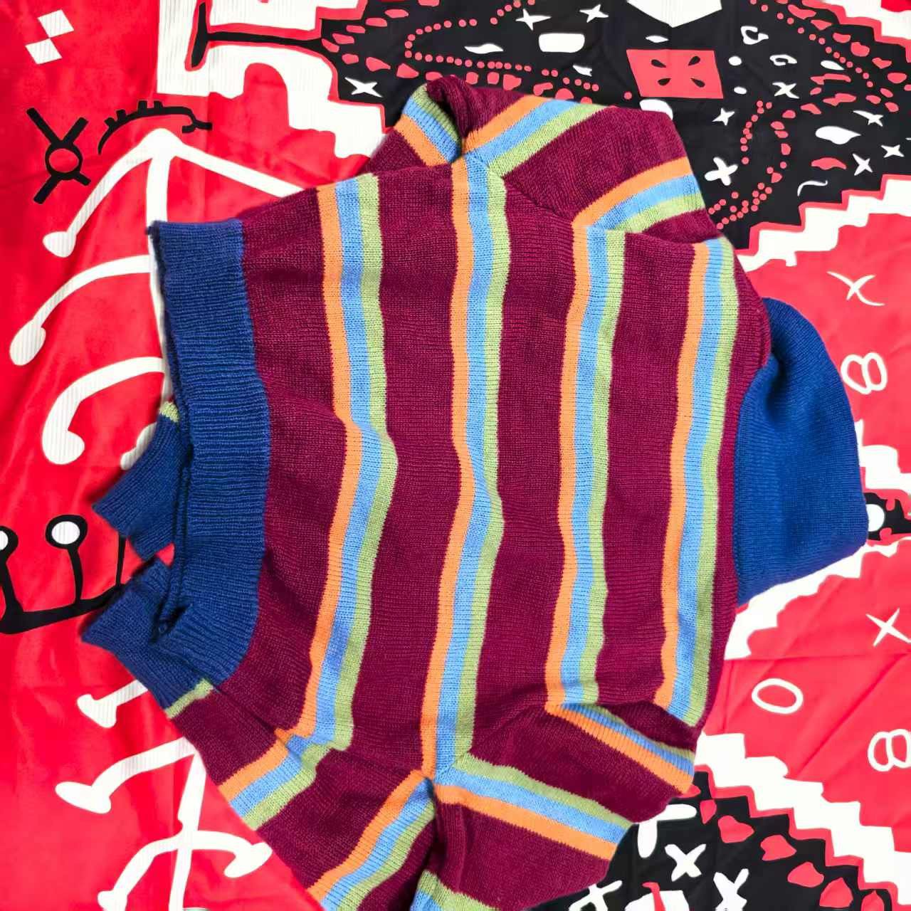 Vintage Streetwear loose-fitting casual colour-blocked sweatshirt Size S / US 4 / IT 40 - 2 Thumbnail