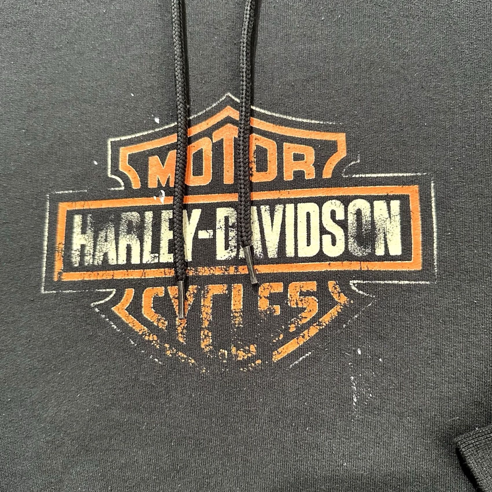 Harley Davidson Harley-Davidson Hoodie Mens M Black Hooded Graphic Print Pullover Casual Sweatshirt Size US M / EU 48-50 / 2 - 3 Thumbnail