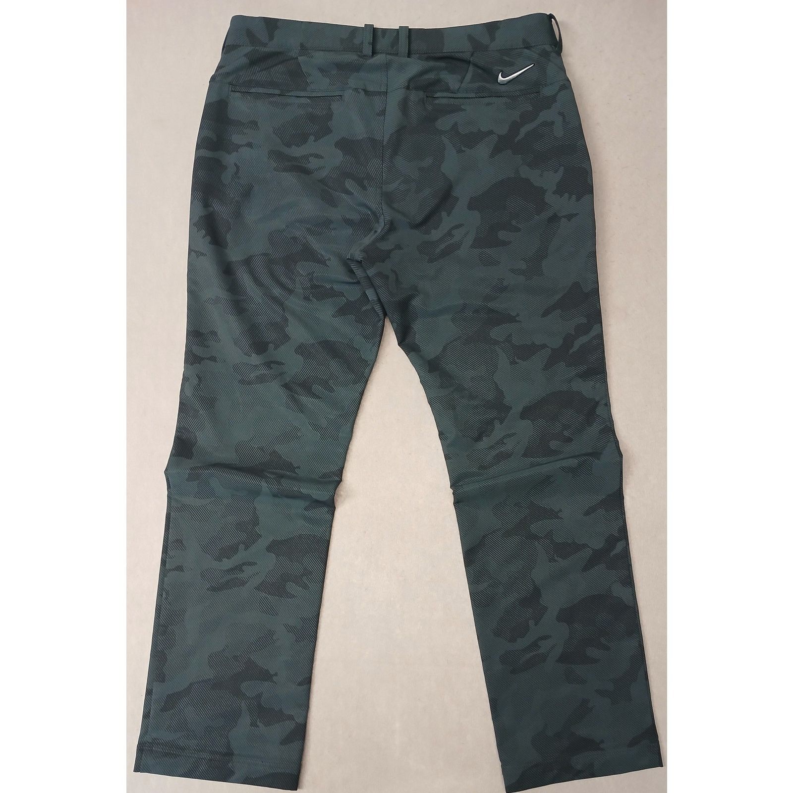 Nike Nike (34x30) Men's Straight Green Camo Dri-Fit Golf Trousers Size US 34 / EU 50 - 11 Thumbnail