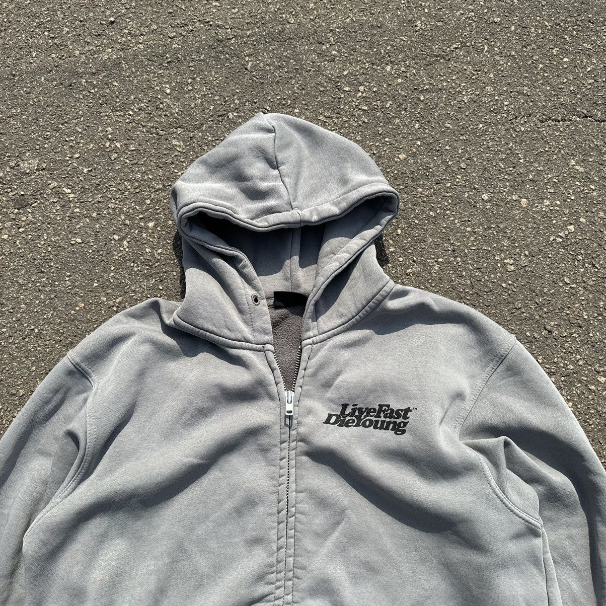 Japanese Brand × Vintage vintage lfdy zip hoodie live fast die young boxy fit Size US M / EU 48-50 / 2 - 3 Thumbnail