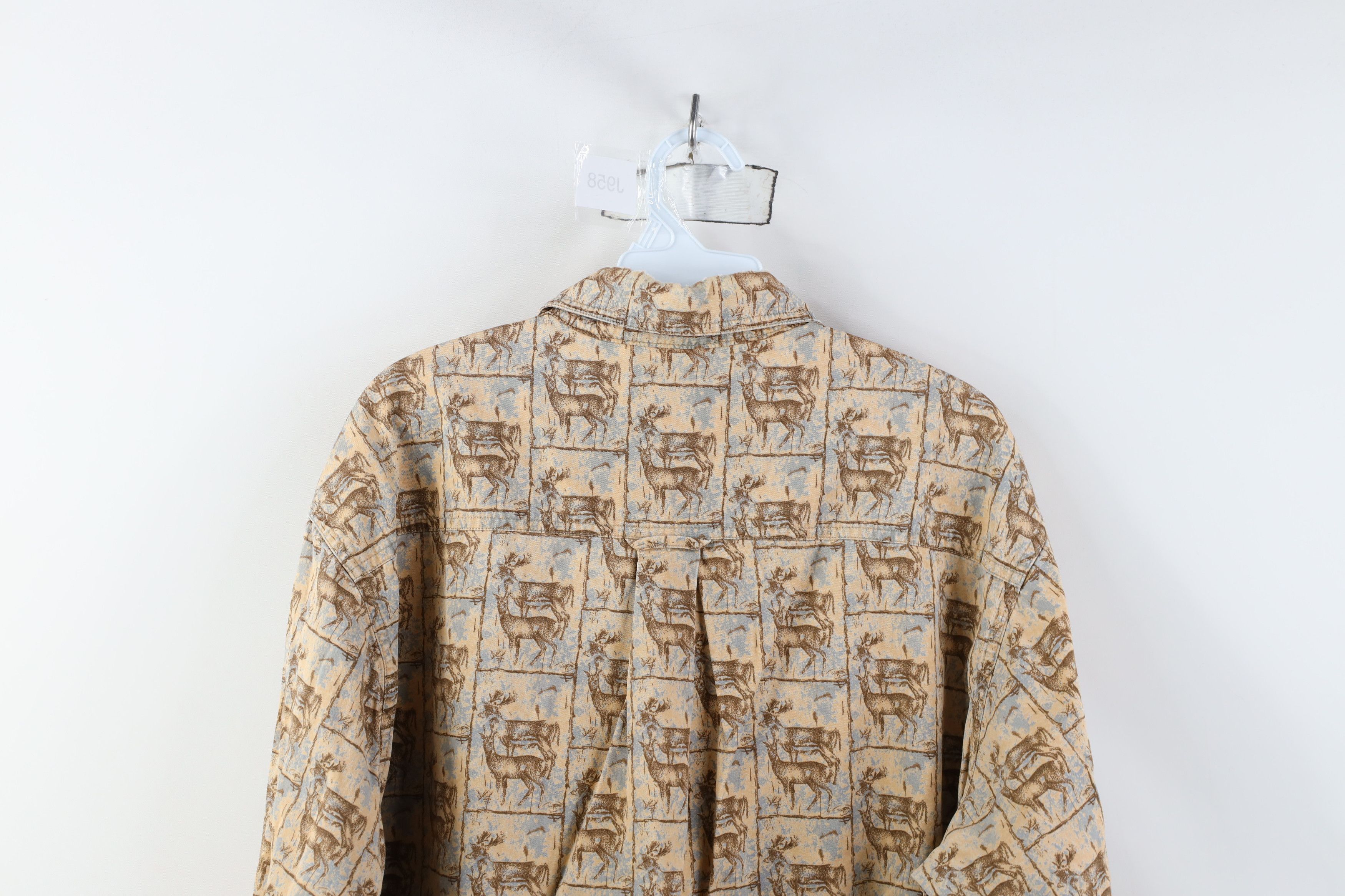 Woolrich Woolen Mills Vintage 90s Woolrich All Over Print Button Down Shirt Cotton Size US L / EU 52-54 / 3 - 14 Thumbnail