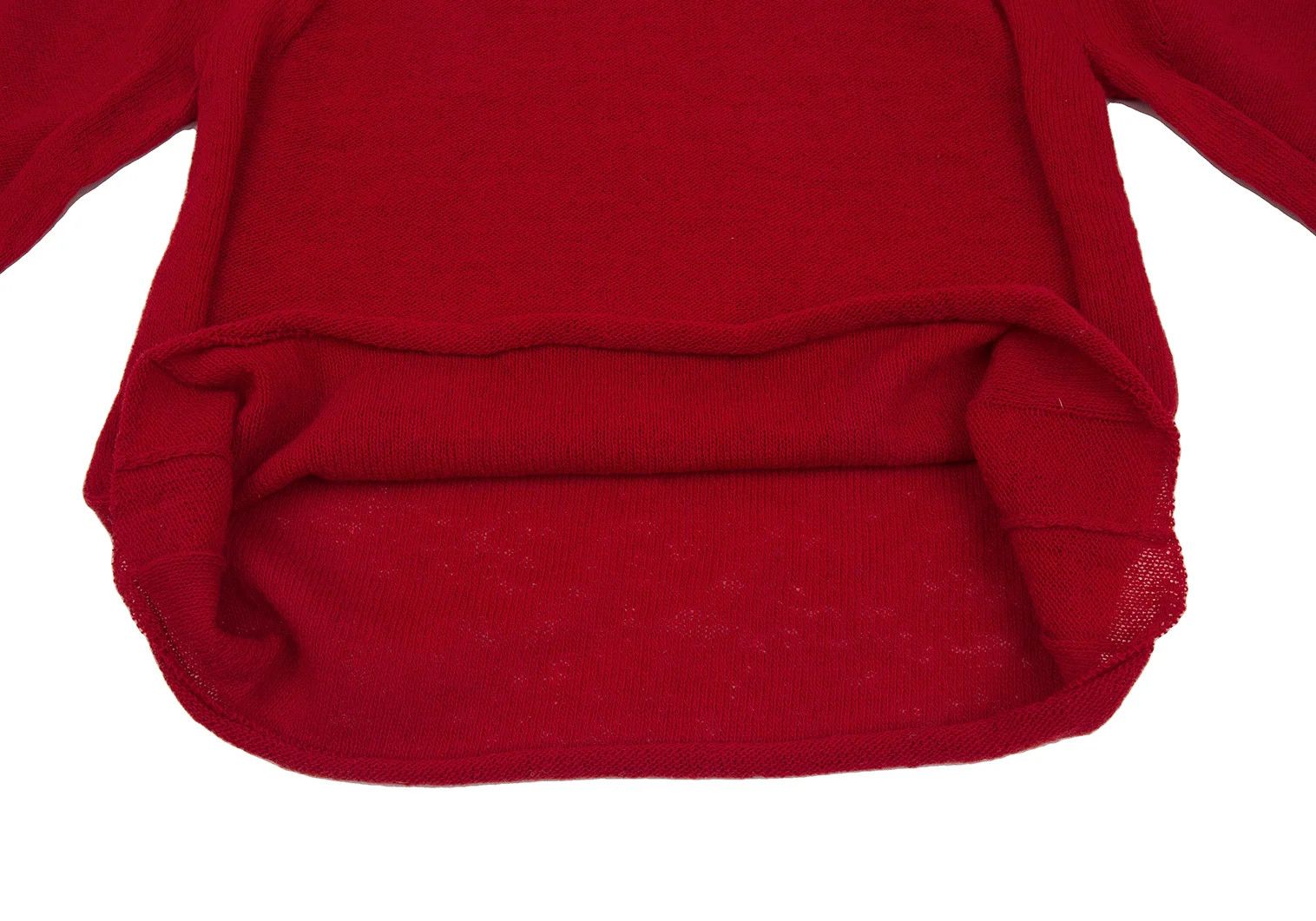 Comme des Garcons Homme Plus Oversized High Neck Knit Sweater in Red, Size M Size US M / EU 48-50 / 2 - 9 Thumbnail