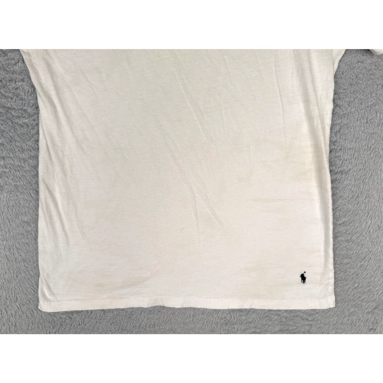 Ralph Lauren Ralph Lauren Polo Shirt Adult Large White Crew Neck 100% Cotton Slim Fit Embroidered Logo Mens Shirt Regular Size Size US L / EU 52-54 / 3 - 5 Thumbnail