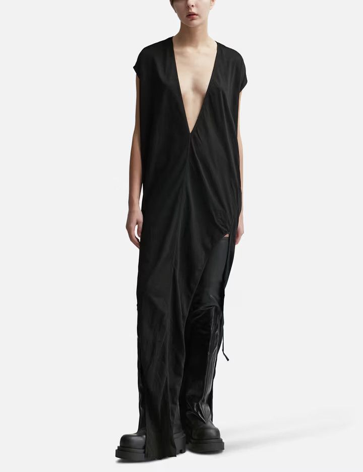 Rick Owens o1y0126 Maxi Dress in Black Size XS / US 0-2 / IT 36-38 - 3 Thumbnail