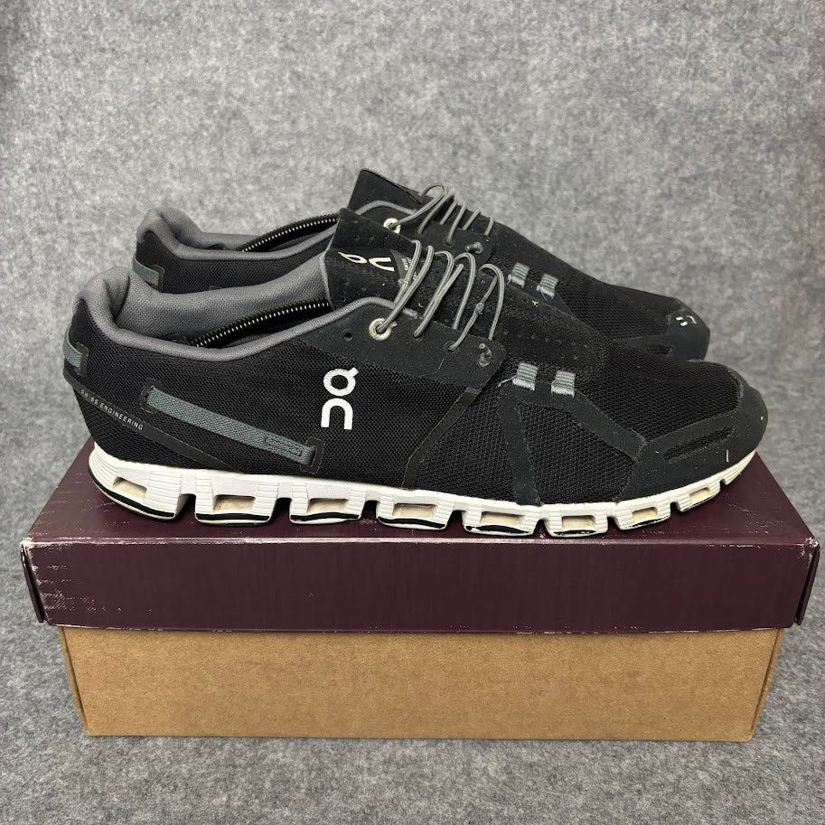 On On Cloud Black Mesh Trainer Running Shoes Mens Size 13 US Size US 13 / EU 46 - 6 Thumbnail