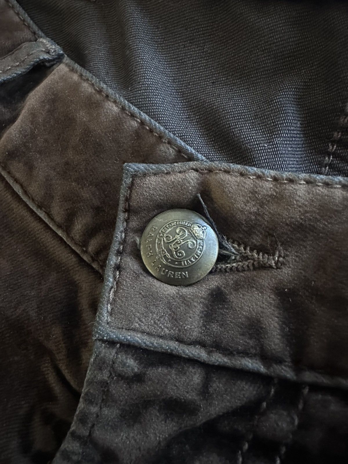 Ralph Lauren Purple Label Slim fit brown velvet purple label pants Size US 32 / EU 48 - 8 Thumbnail