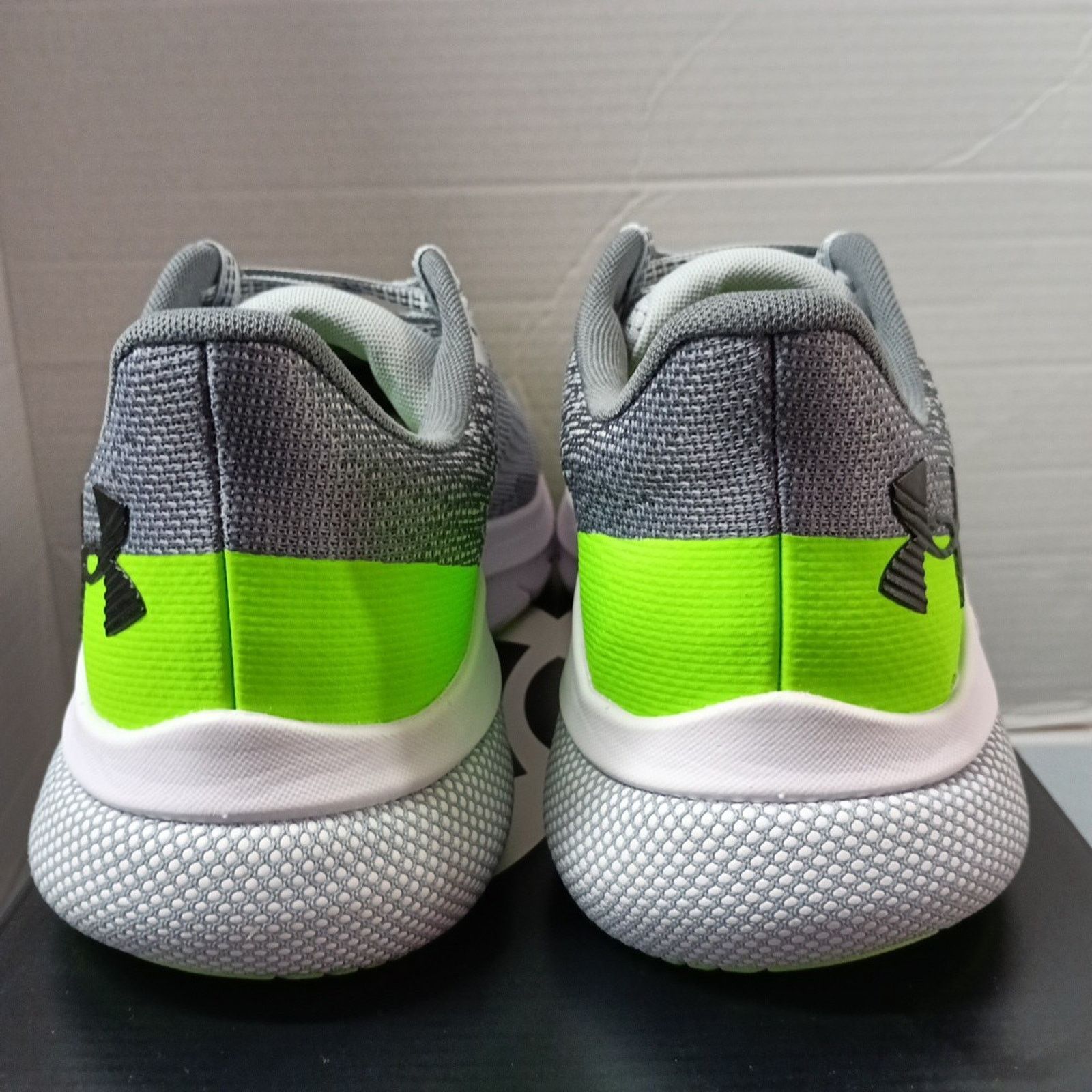 Under Armour Under Armour Turbulence 2 Men's Size 11.5 Gray / Neon Green Size US 11.5 / EU 44-45 - 5 Thumbnail