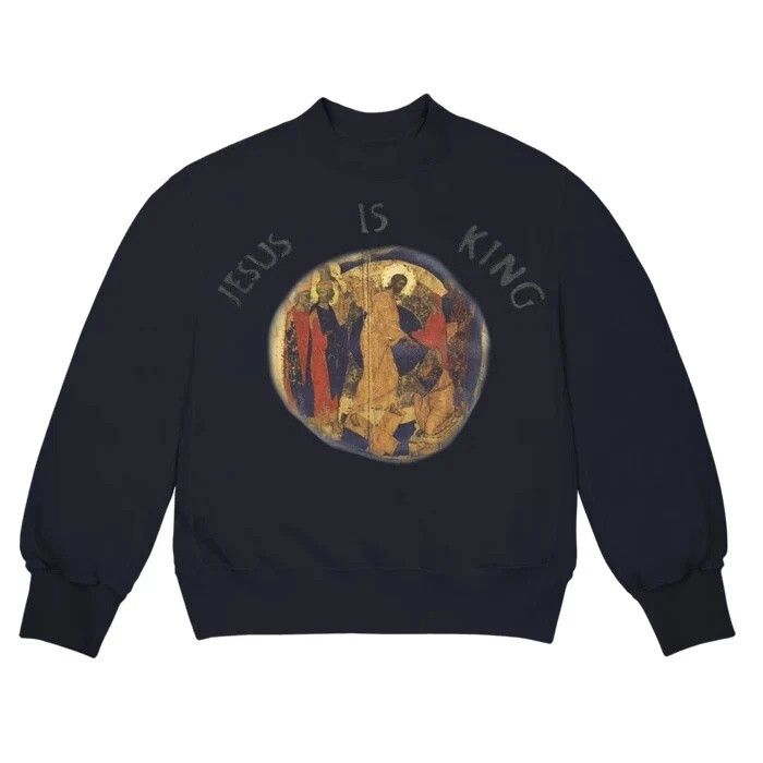 Yeezy Black Yeezy Jesus Is King Crewneck Blank Size US M / EU 48-50 / 2 - 7 Thumbnail