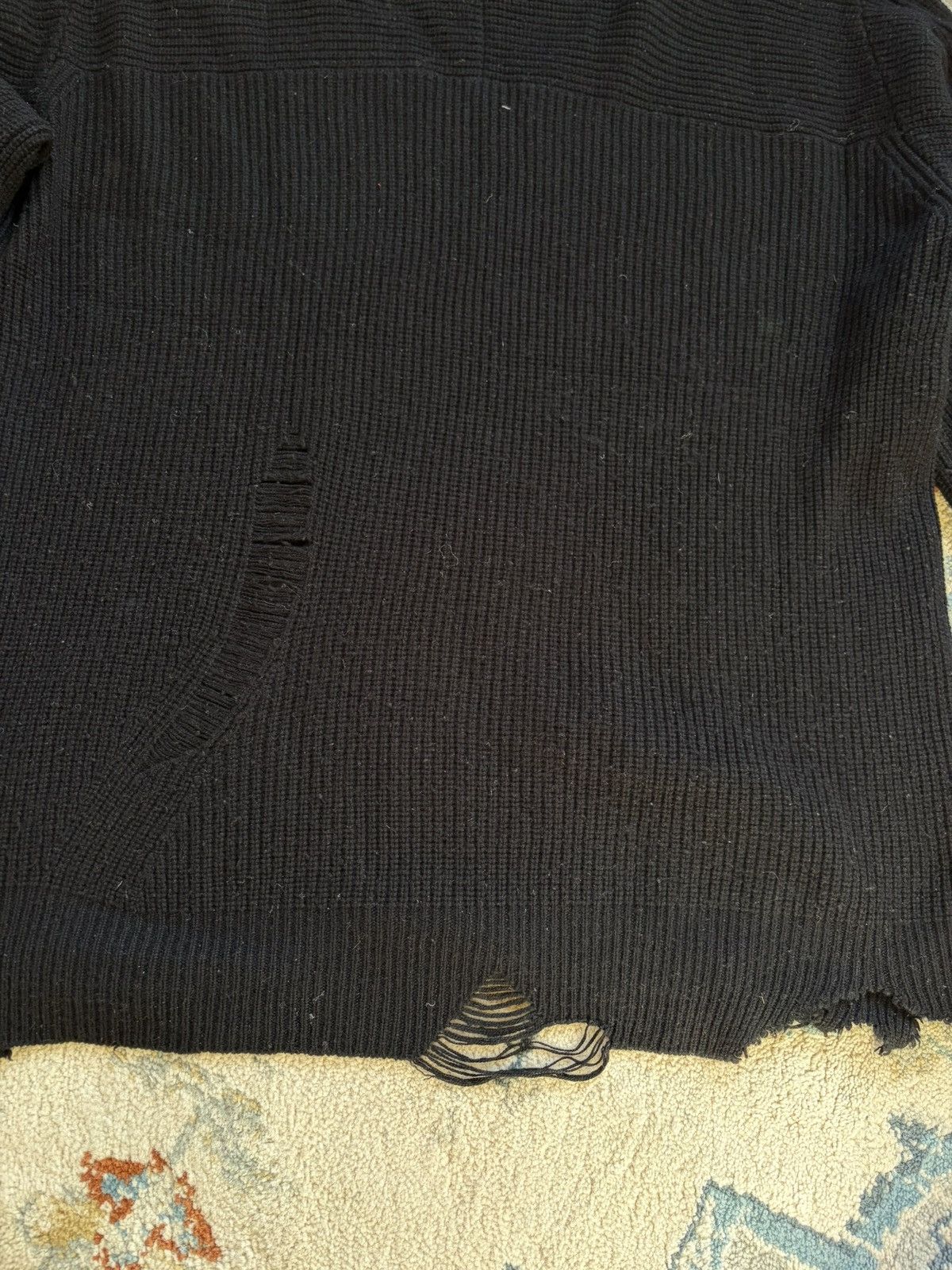 Helmut Lang Helmut Lang Oversized Black Sweater Ragged Knit Size S Size US S / EU 44-46 / 1 - 7 Thumbnail