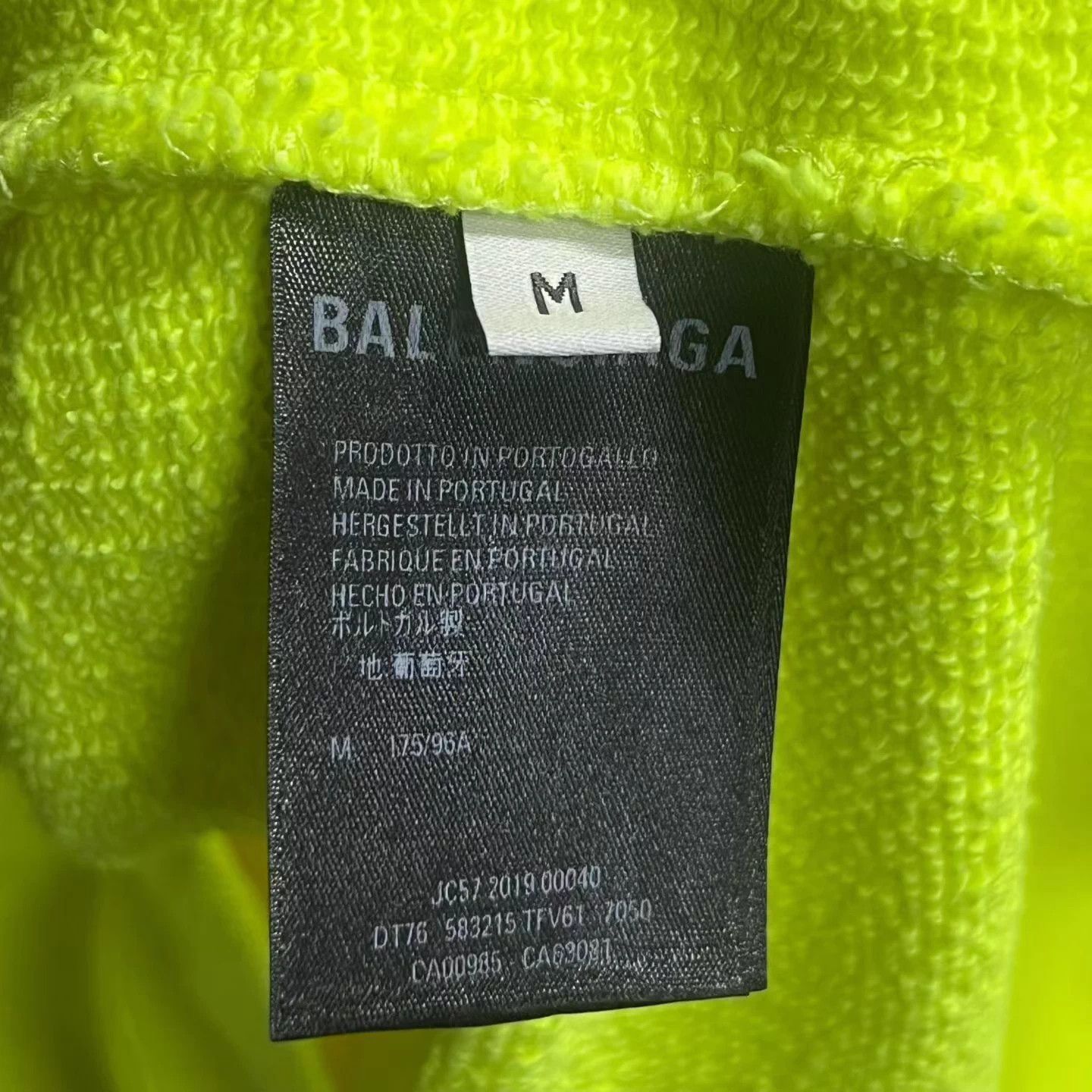 Balenciaga Balenciaga Fluo Yellow BB Print Back Drawstring Hoodie M NWT Size US M / EU 48-50 / 2 - 4 Thumbnail