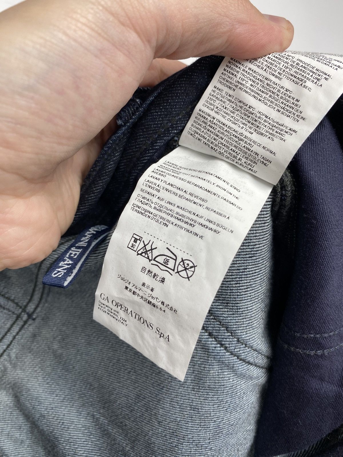 Armani Armani Jeans Men Straight Jeans Dark Blue size 38 x 34 Size US 38 / EU 54 - 12 Thumbnail