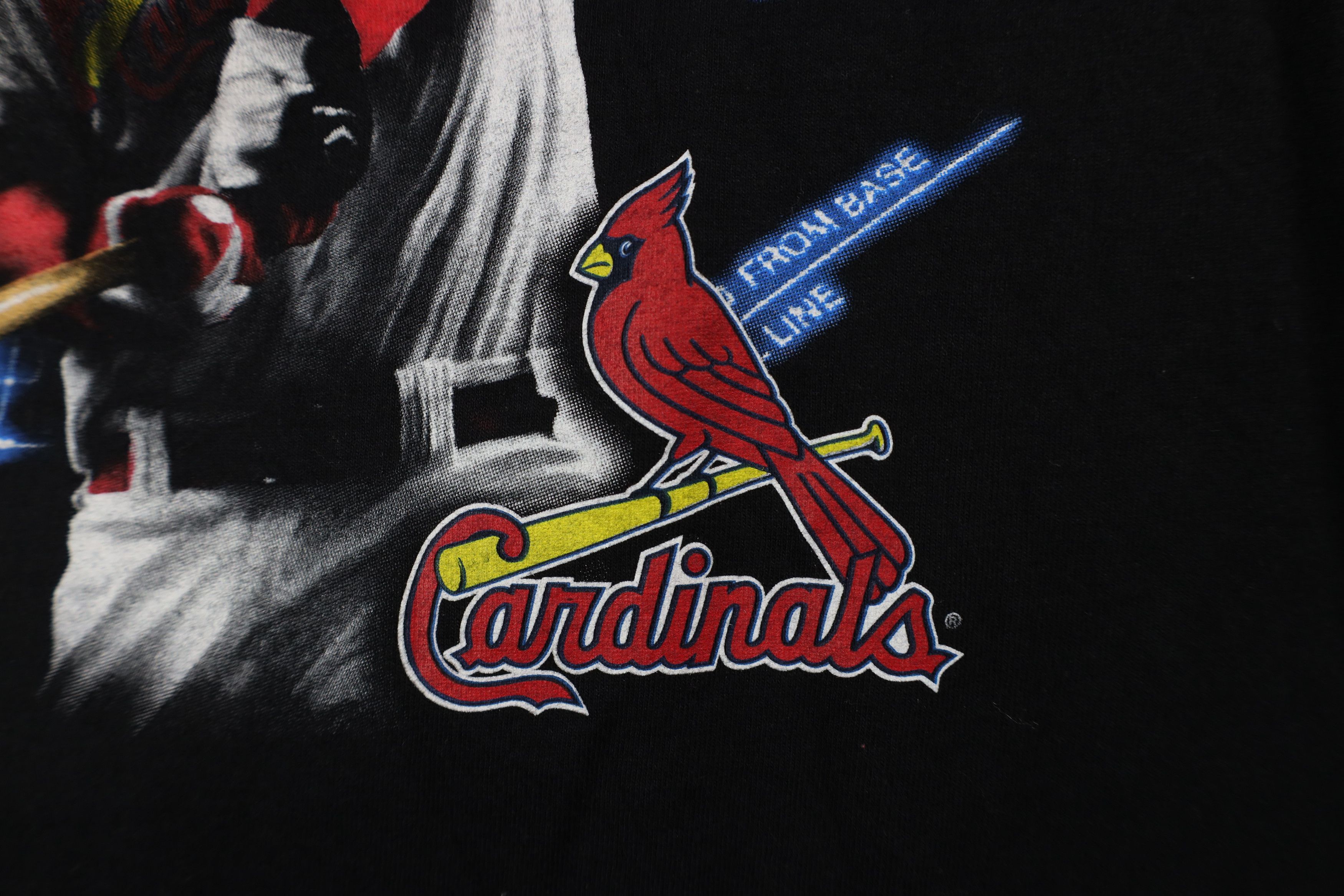 Vintage Vintage Y2K MLB St Louis Cardinals Baseball T-Shirt Black Size US L / EU 52-54 / 3 - 6 Thumbnail