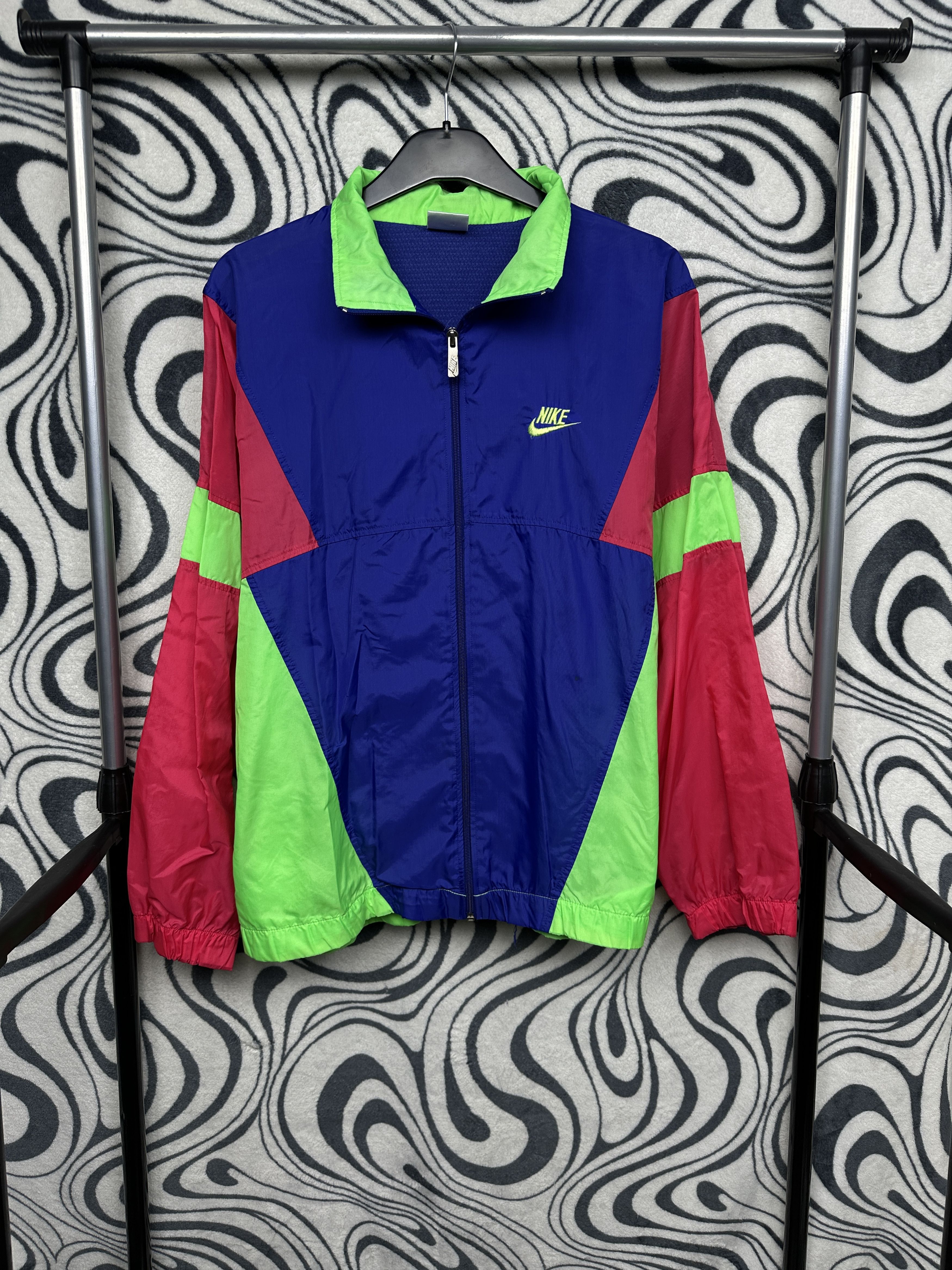 Nike Nike 90s Vintage Mens Nylon Jacket Big Logo Size US M / EU 48-50 / 2 - 5 Thumbnail