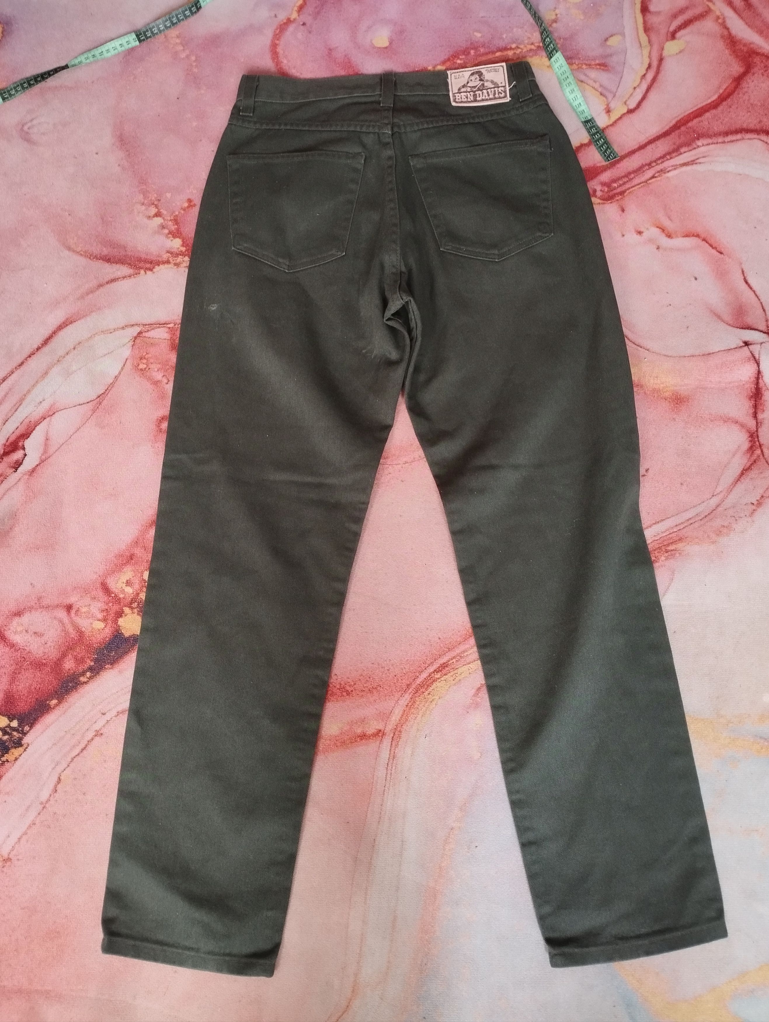 Ben Davis × Vintage Rare Ben Davis Jeans Green olive Size US 32 / EU 48 - 2 Thumbnail